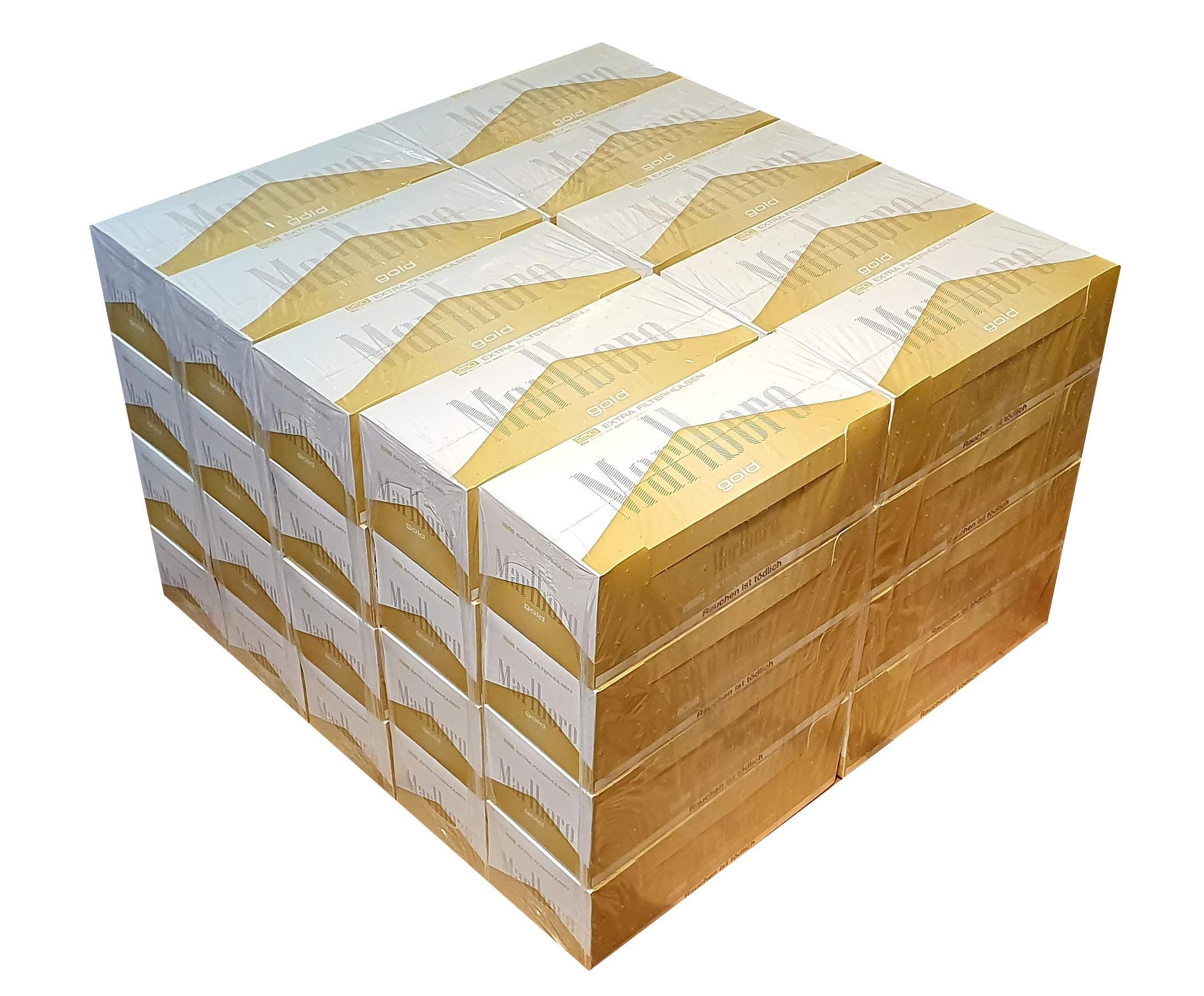 Marlboro Box of 10000 Gold Extra (40 x 250 Filter Tubes, Cigarette Tubes)