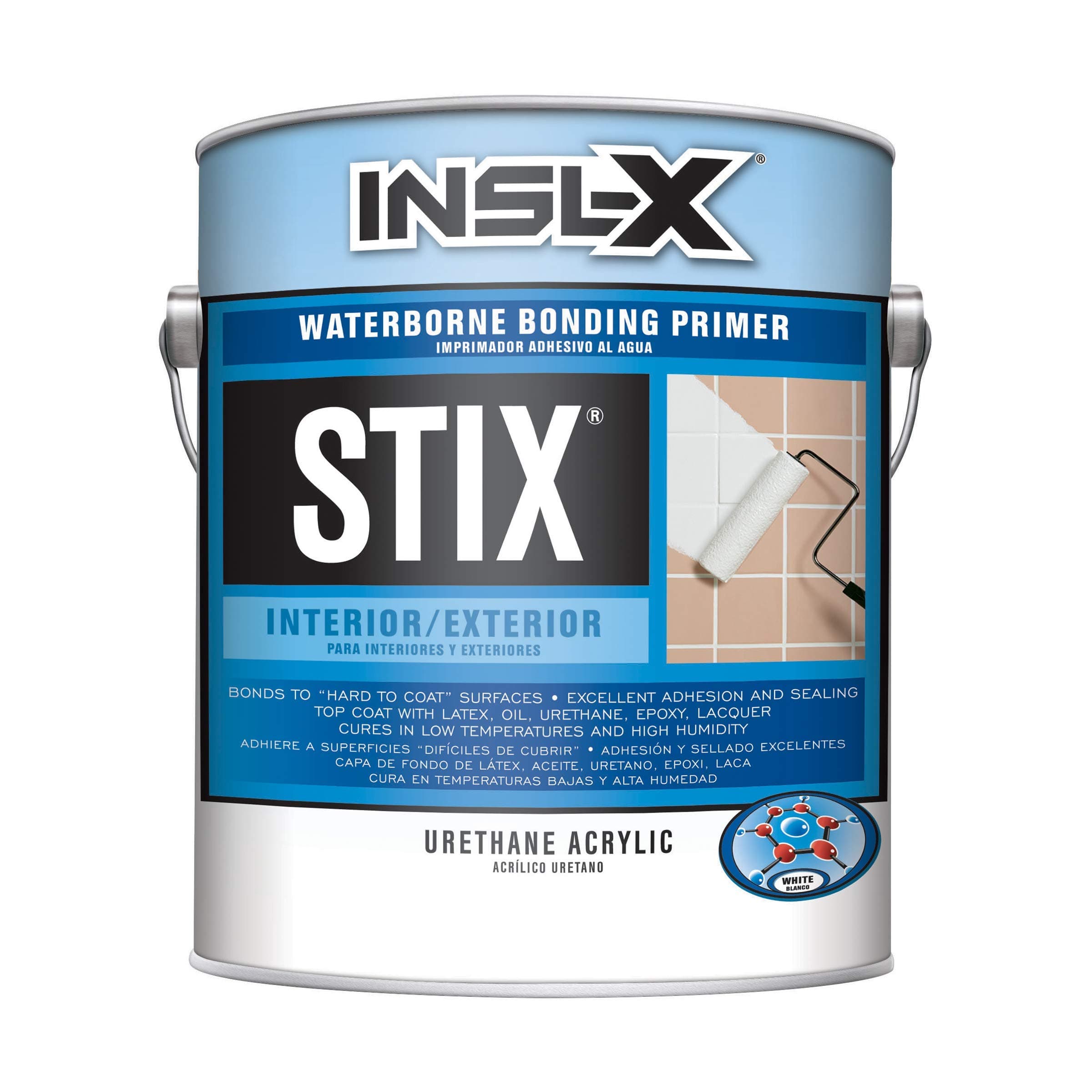 SXA11009A-01 Stix Acrylic Waterborne Bonding Primer, 1 Gallon, White