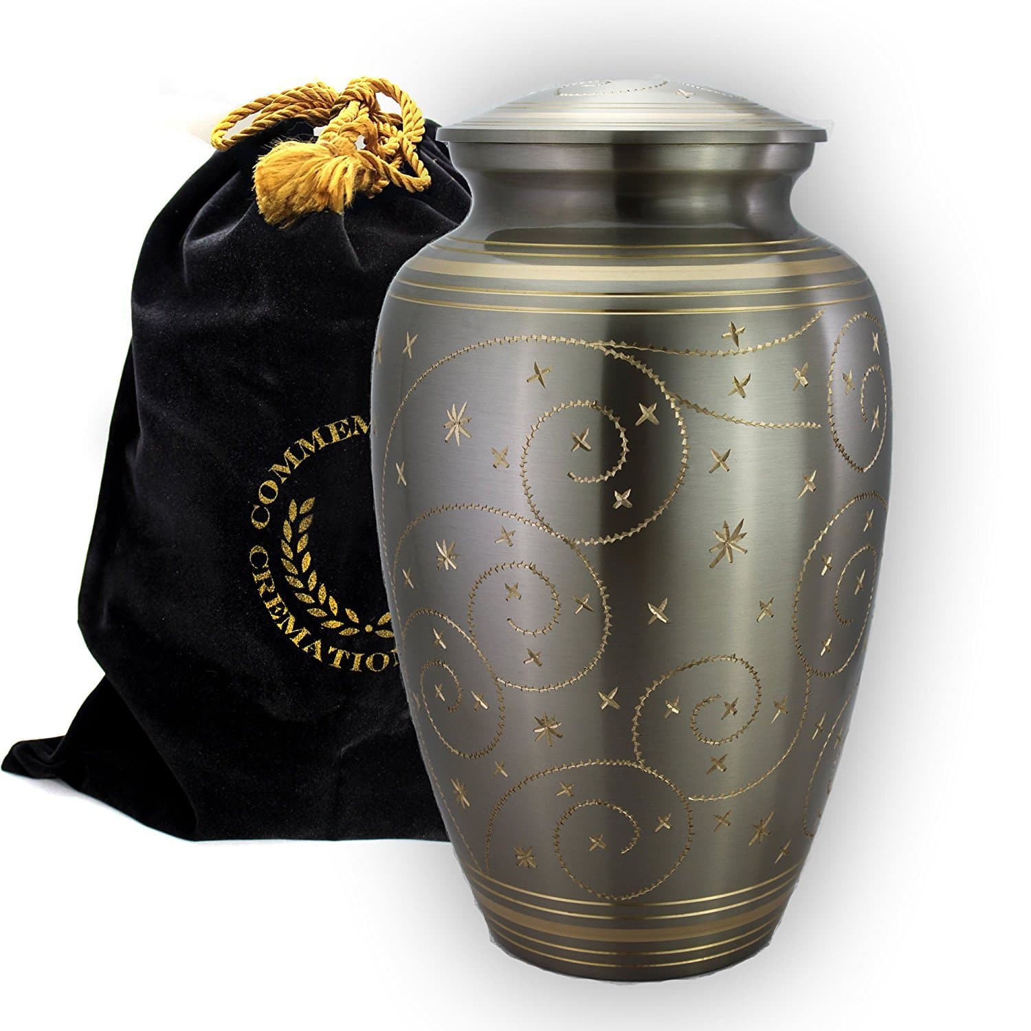 Star Light Cremation Urns for Human Ashes Adult for Funeral, Burial, Columbarium or Home, Cremation Urns for Human Ashes Adult 200 Cubic Inches, Urns for Ashes, Adult/Large