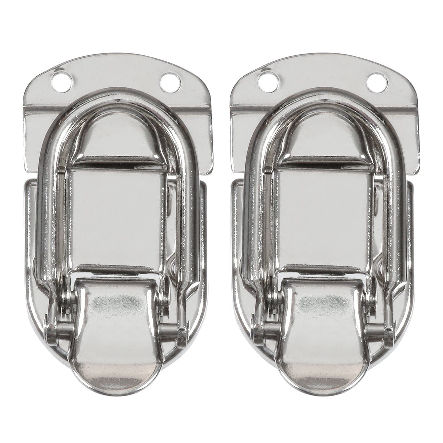 Reliable HardwareCompany RH-2610-2-A Set of 2 Small Size Nickle Plated Briefcase Latch