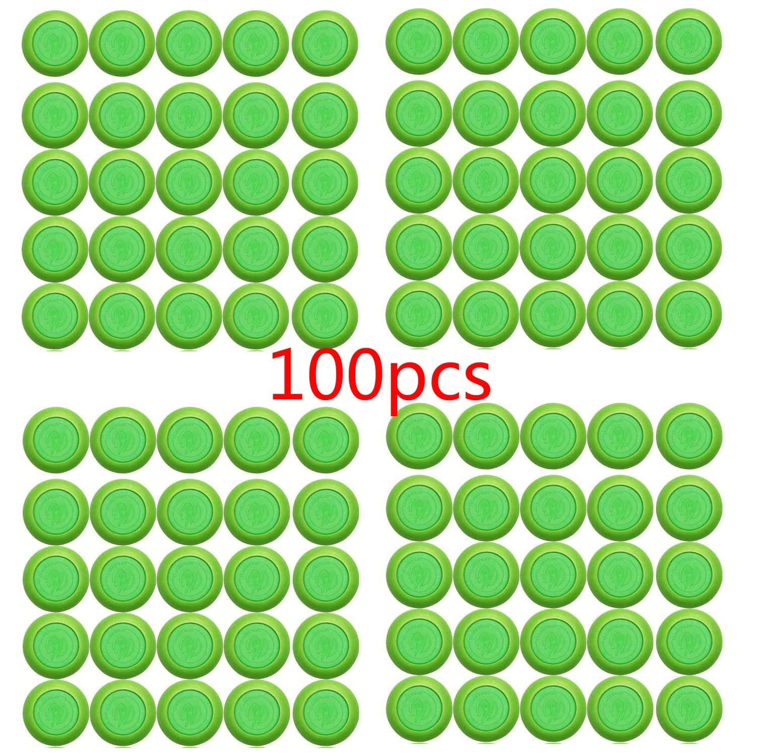 Green Dart Refills Disc Bullets for Nerf Vortex Blaster Praxis Nitron Vigilon Proton Ammo Discs Refill