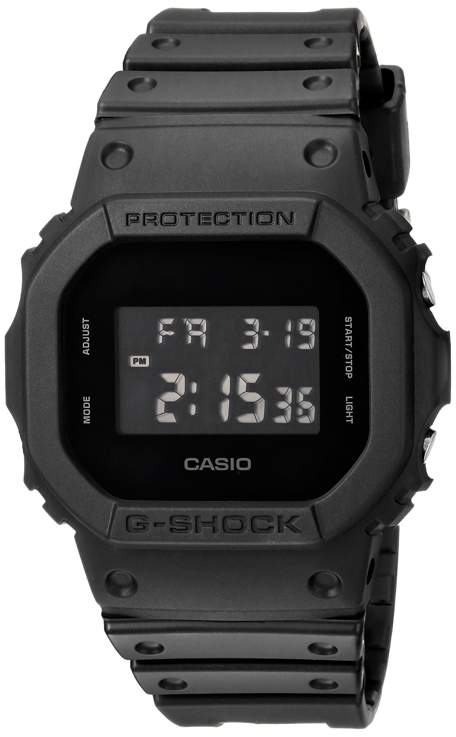 Casio Men's 'G Shock' Quartz Resin Casual Watch, Color:Black (Model: DW-5600BB-1CR)