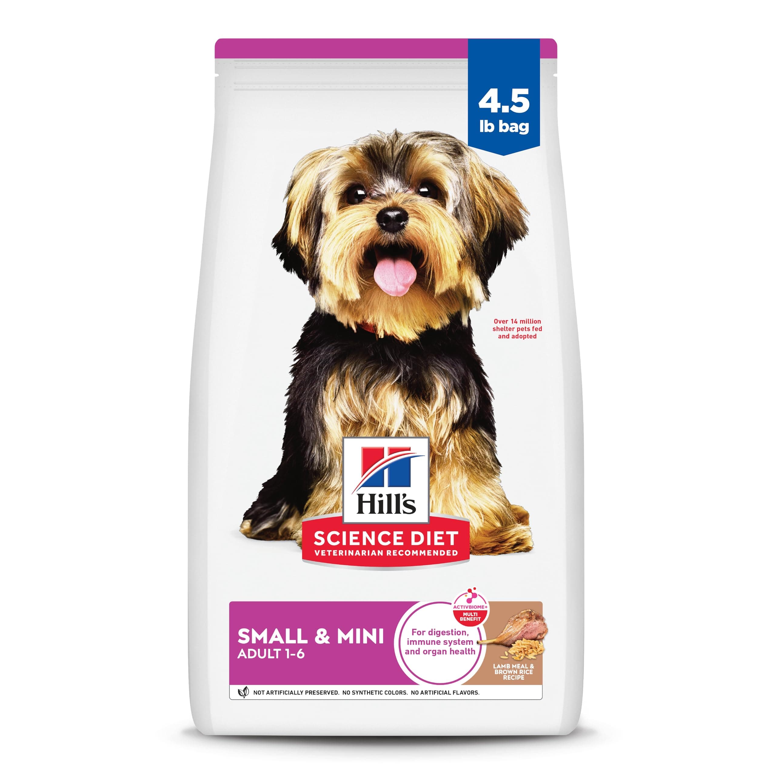 Adult Small & Toy Breed, Lamb Meal & Rice Recipe Dry Dog Food, 2 kg