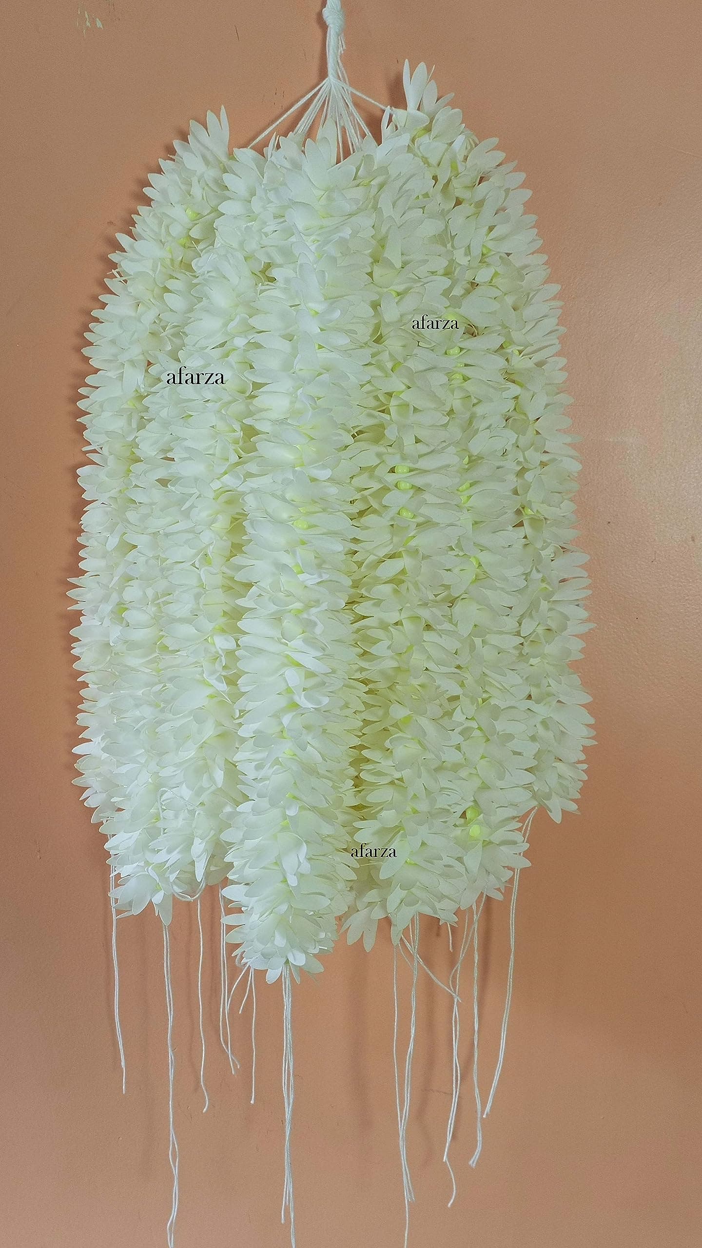 Fabric Artificial gajra for Hair bun Juda Accessories mogra Jasmine for Women Pack of 4 pcs.White