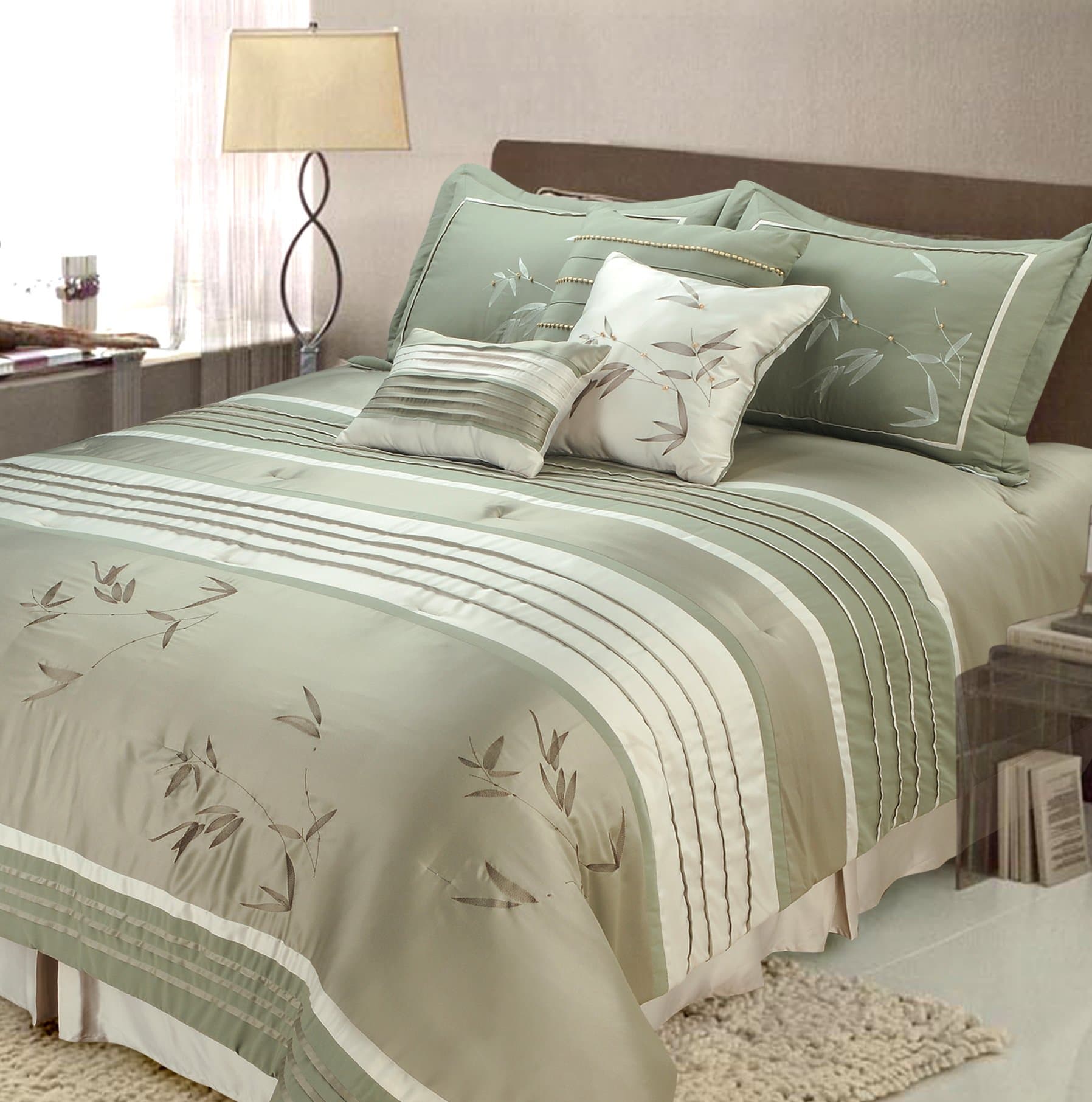 Jenny George Sansai 7-Piece-Pieced Comforter Set, Full/Queen