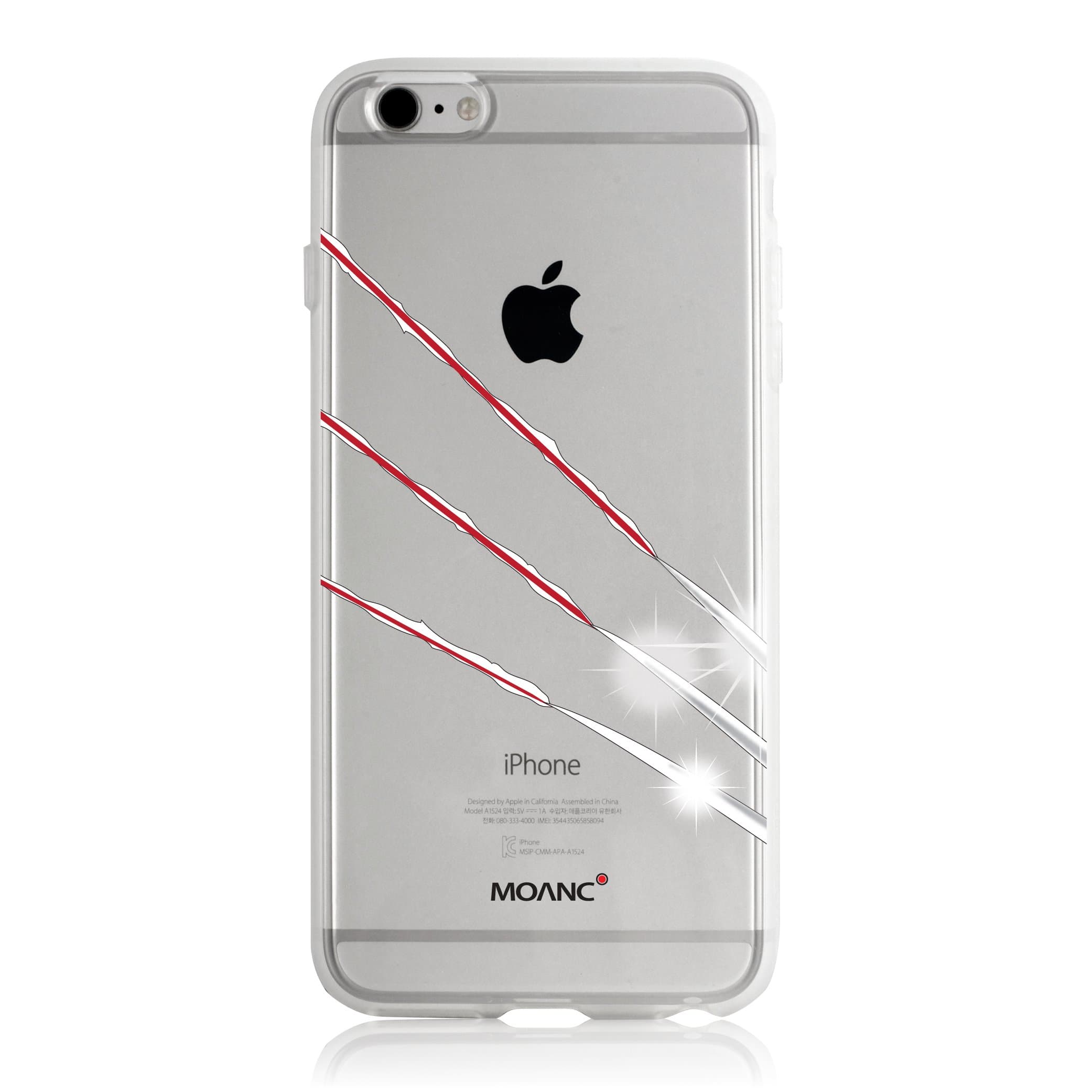 iPhone 6s Plus /iPhone 6 plus Art Skin transparent clear Jelly Case Moanc Art Skin Case for iPhone6s+/6+ (xman)