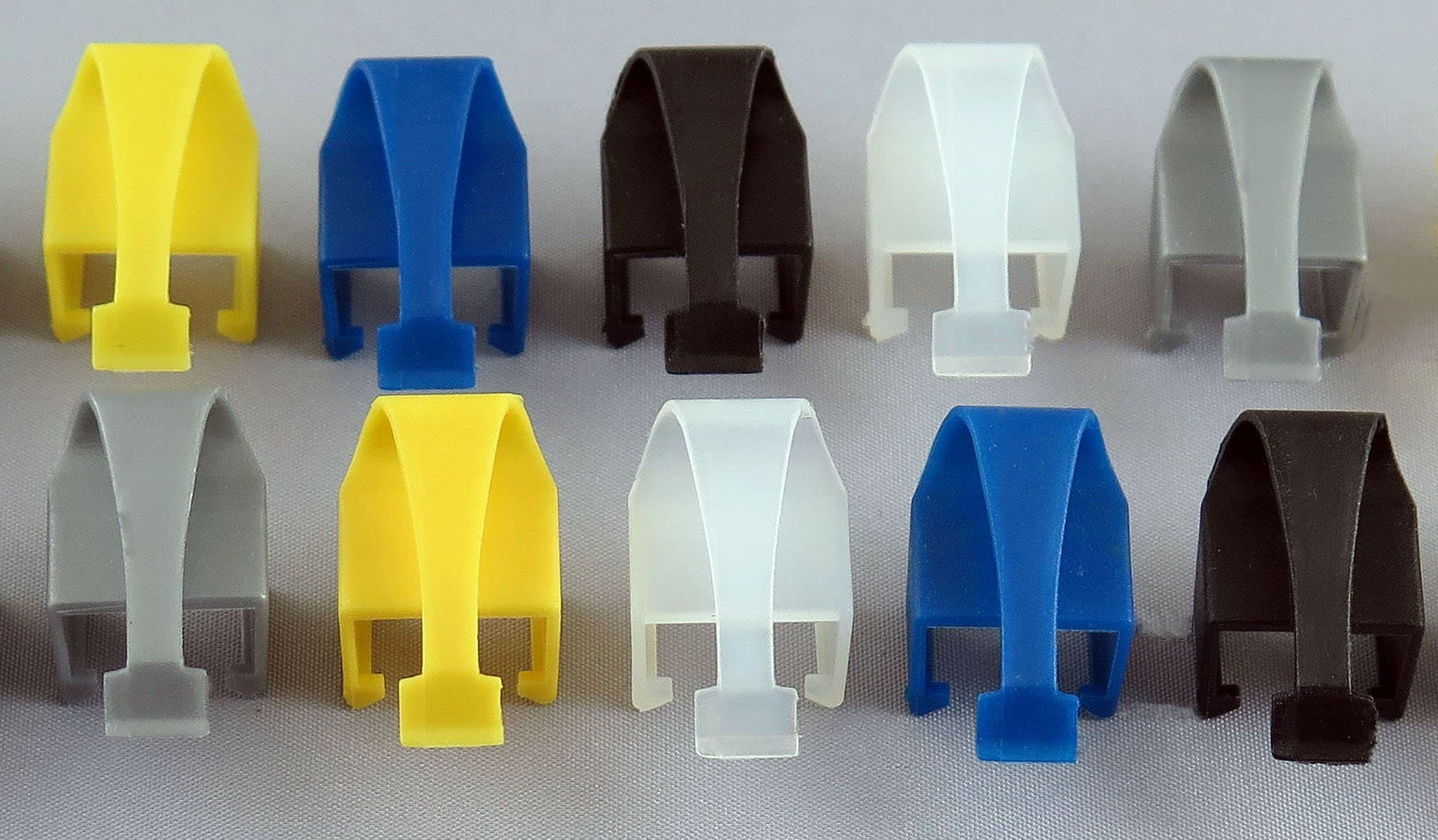 Broken RJ45 Connector Solution (10 pcs: Assorted Colours of Black/Silver/Blue/Yellow/Clear)