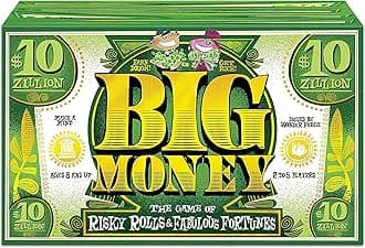 Big Money - The Family Board Game of Risky Rolls and Fabulous Fortunes! for Kids Age 8 Years and up