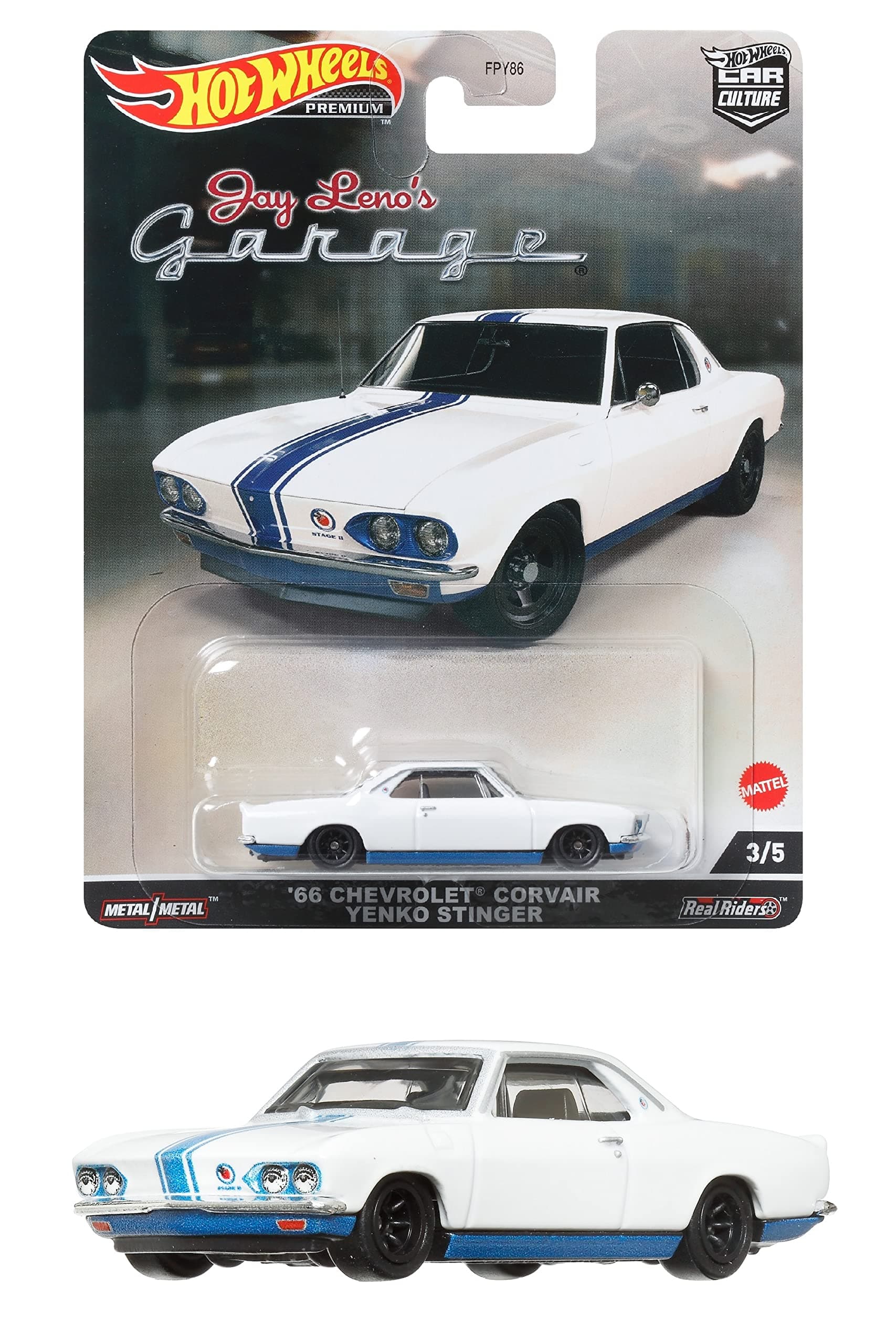 Car Culture Jay Leno Garage - '66 Chevrolet Corvair Yenko Stinger [3 Years Old and Up] HCJ84 White