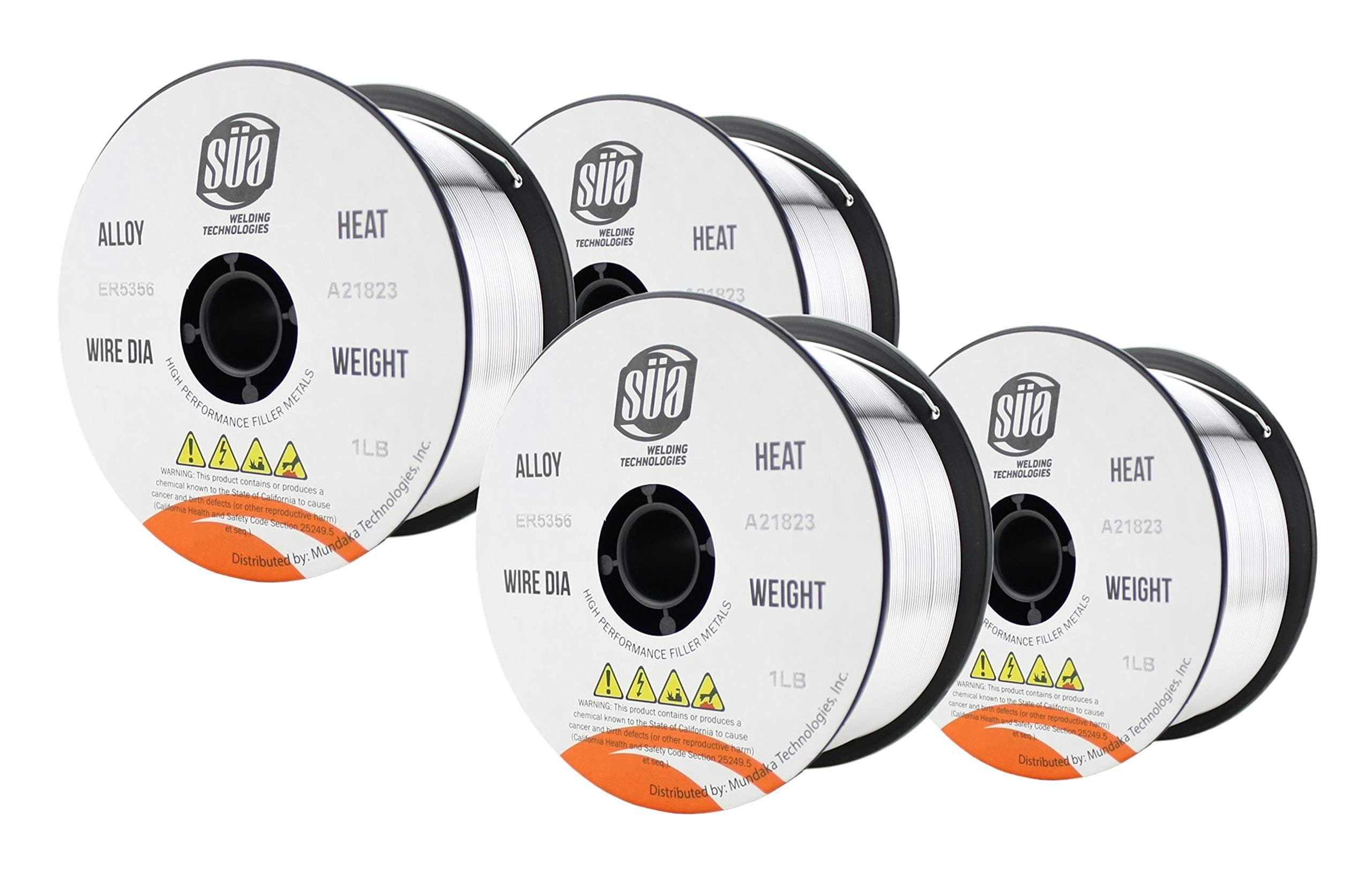 ER5356 - MIG Aluminum Welding Wire - 1 Lb x 0.035'' (4 SPOOLS)