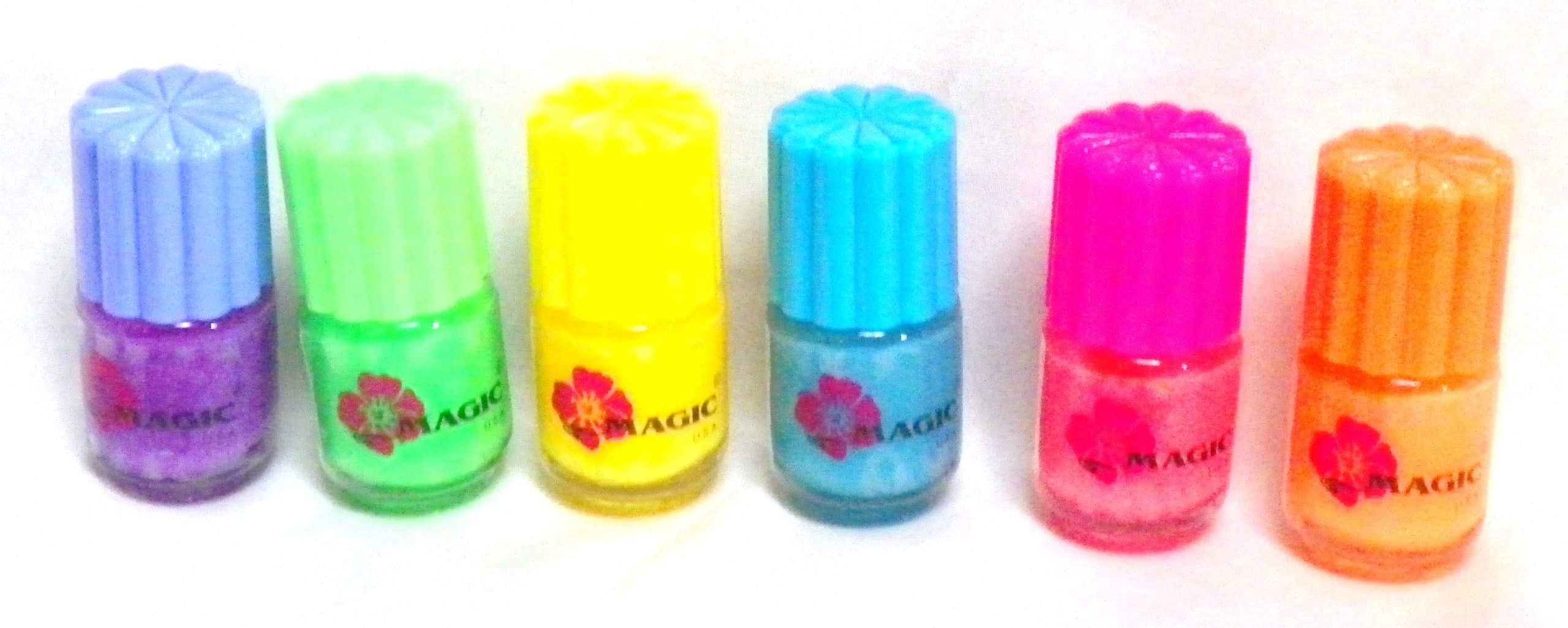 Glow in the Dark Neon Nail Polish (6 Pack)