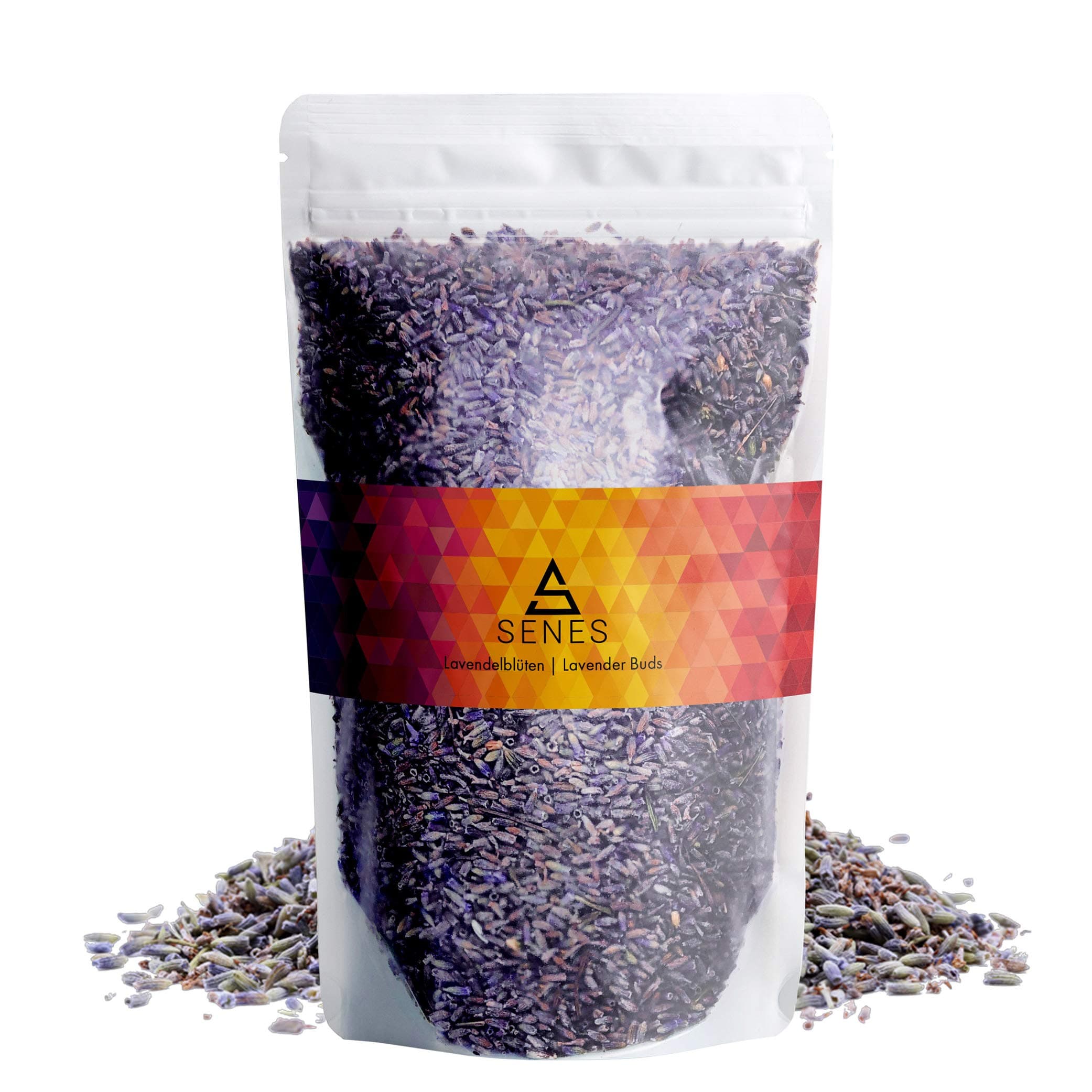 SENES Dried Lavender Buds, 150 g, (2x 75 g) | Dried Lavender Buds100% Organic| Edible |Lavender Tea