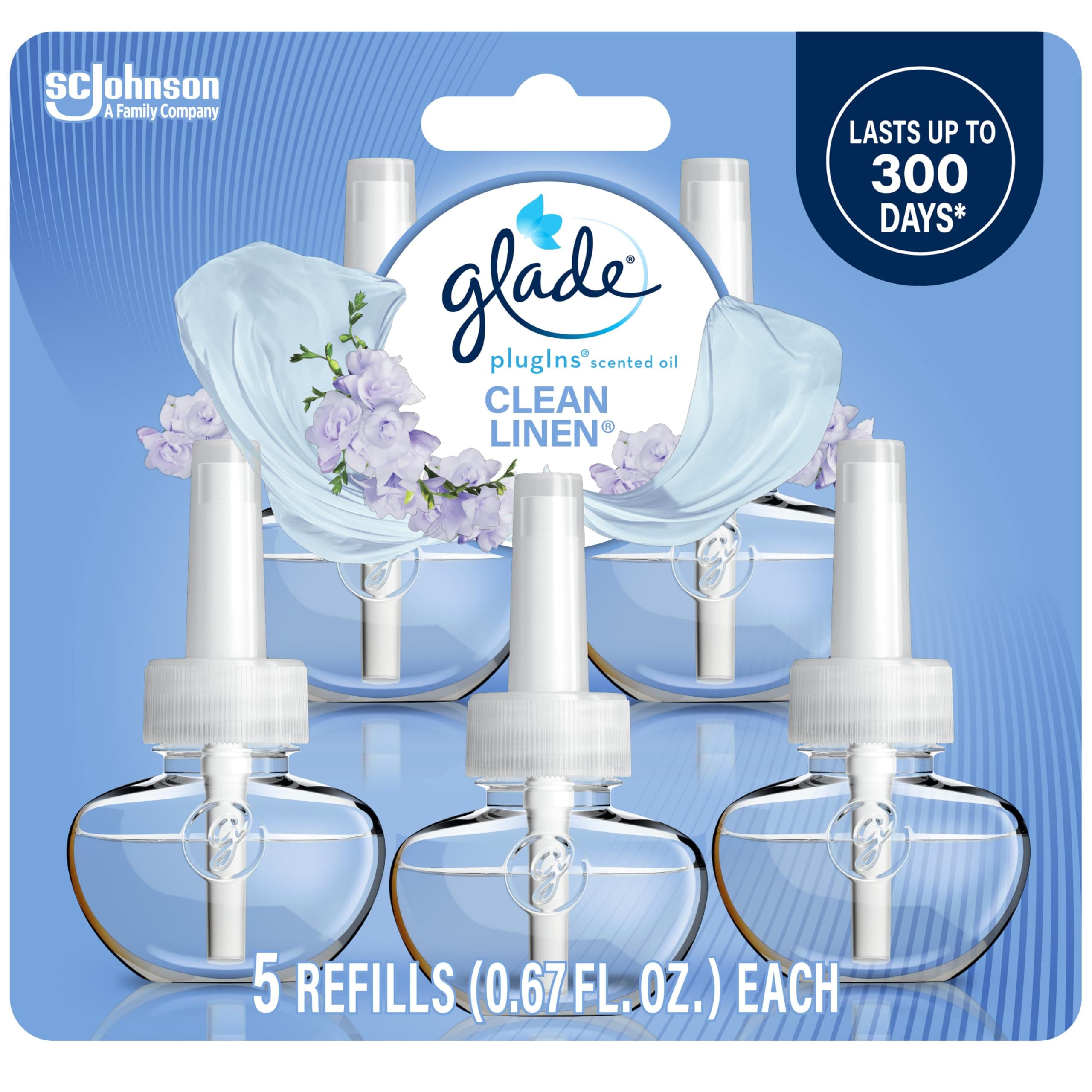 Glade PlugIns Refills Air Freshener, Scented and Essential Oils for Home and ...