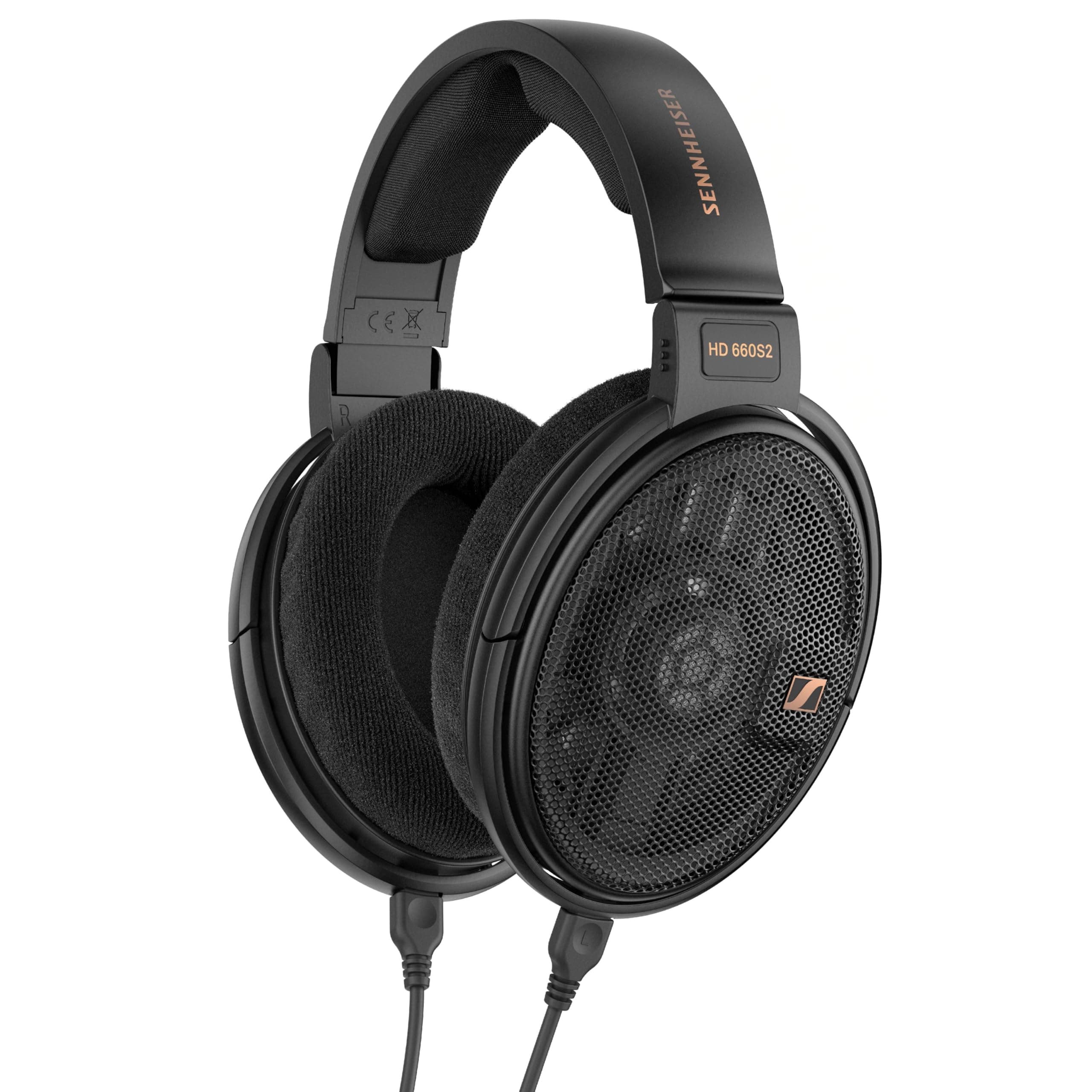 HD 660S2 - Wired Audiophile Stereo Headphones with Deep Sub Bass, Optimized Surround, Transducer Airflow, Vented Magnet System and Voice Coil – Black