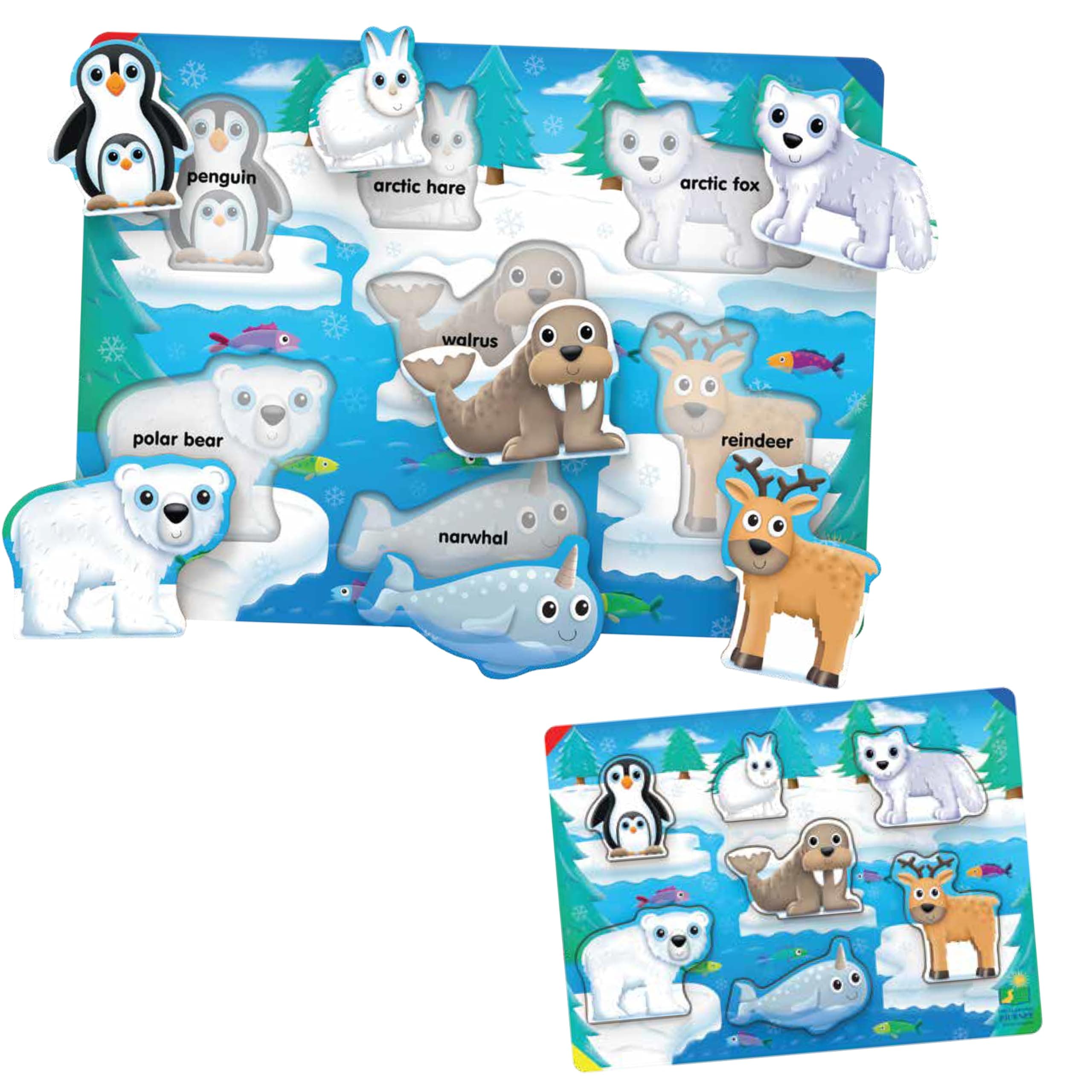 My First Lift & Learn Arctic Puzzle By The Learning Journey