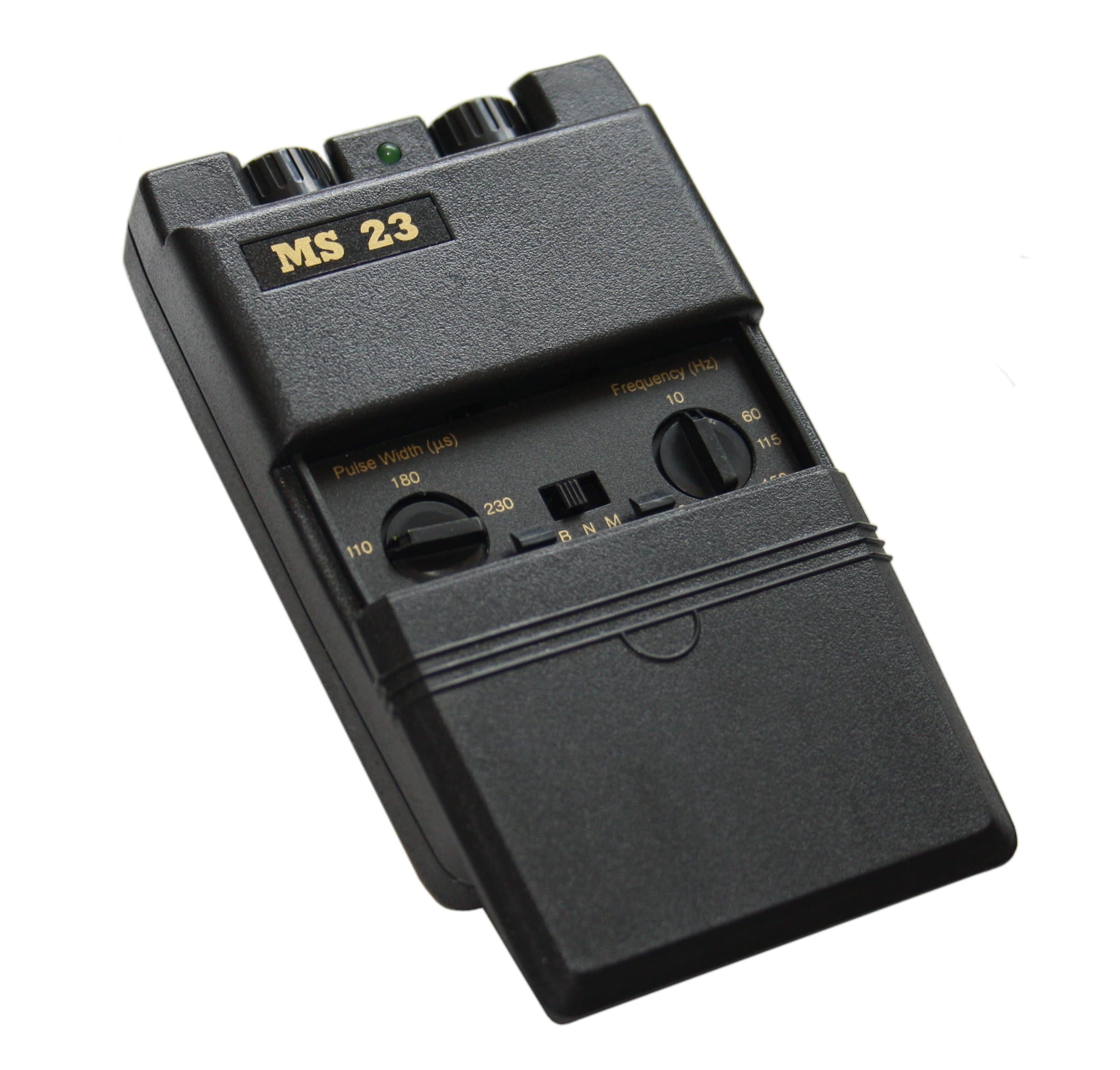 Affordable Dual Channel Analogue TENS Machine by Natures Gate TENS - MS23 Analogue Pain Relief Unit - Small, Lightweight, Easy to Use