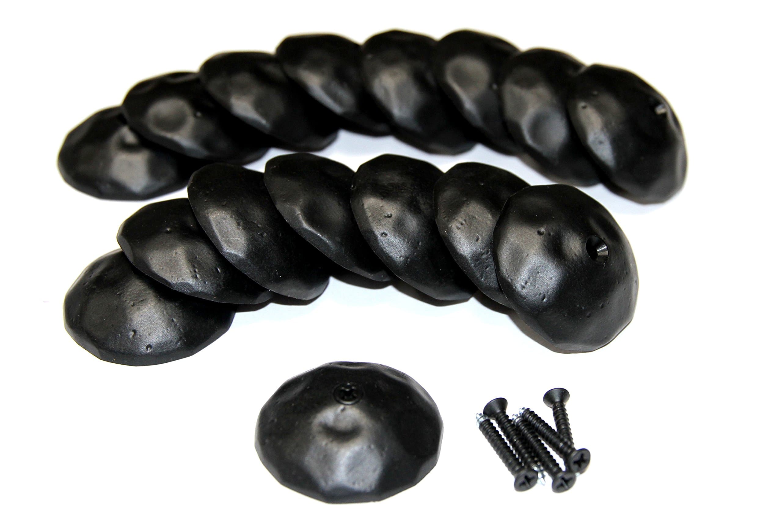 Decorative Carriage House Garage and Entry Door Hardware - 1-3/4" Clavos - Screw Mount