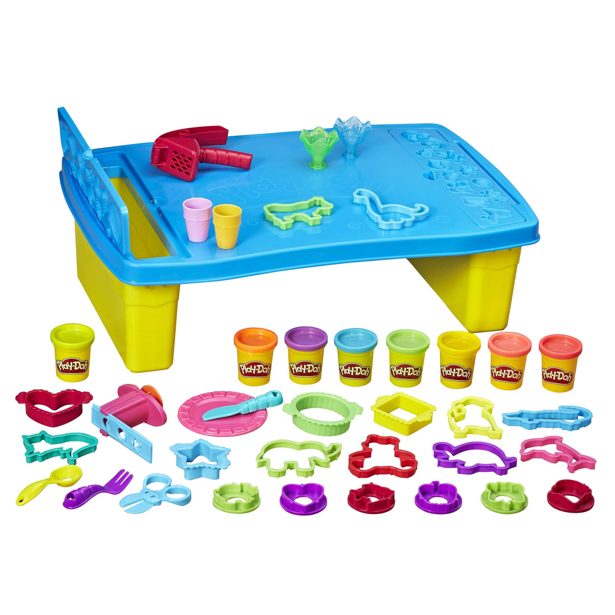 Play 'n Store Table Toy, 25+ Accessories, 8 Cans of Assort. Colors, Back to School Classroom Supplies, Kids Arts & Crafts, Preschool Toys, Ages 3+ (Amazon Exclusive)