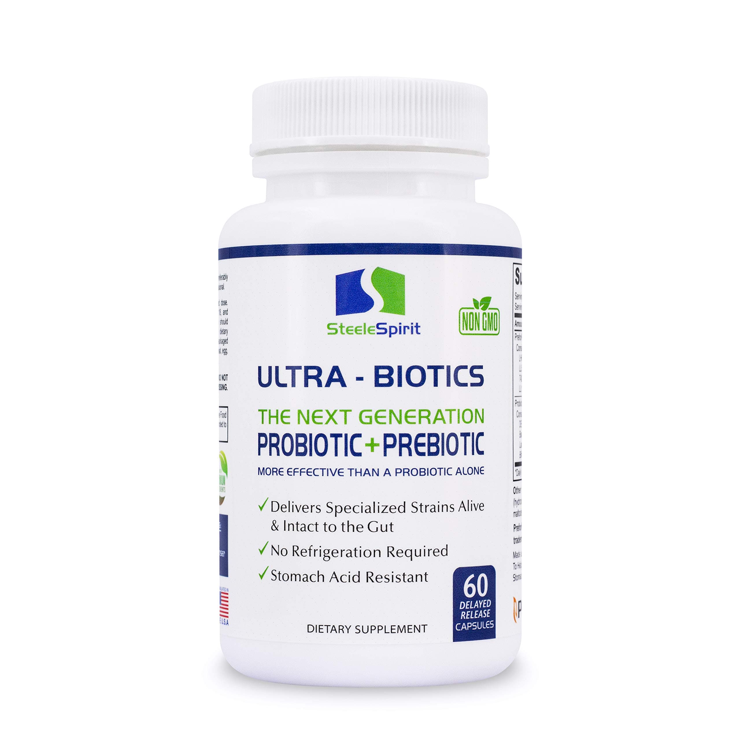 Probiotic Plus Best Prebiotic for Women Men Teens for Ultimate Deep Immune Gut and Digestive Health