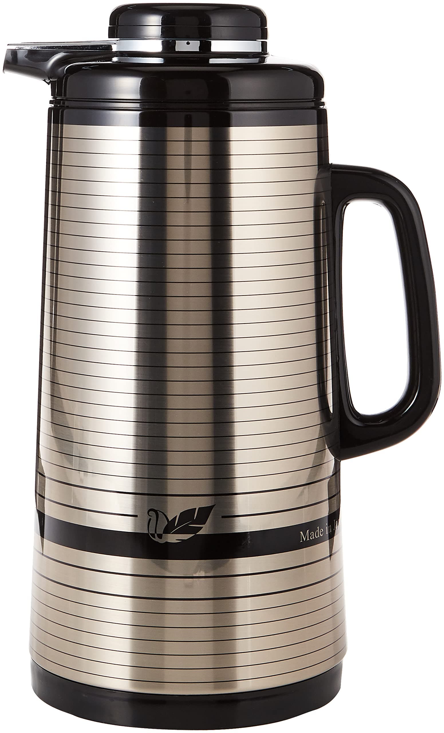 JAPAN VACUUM FLASK CI SSSM دلة بيكوك اليابانية (BLACK, 1.9 L)