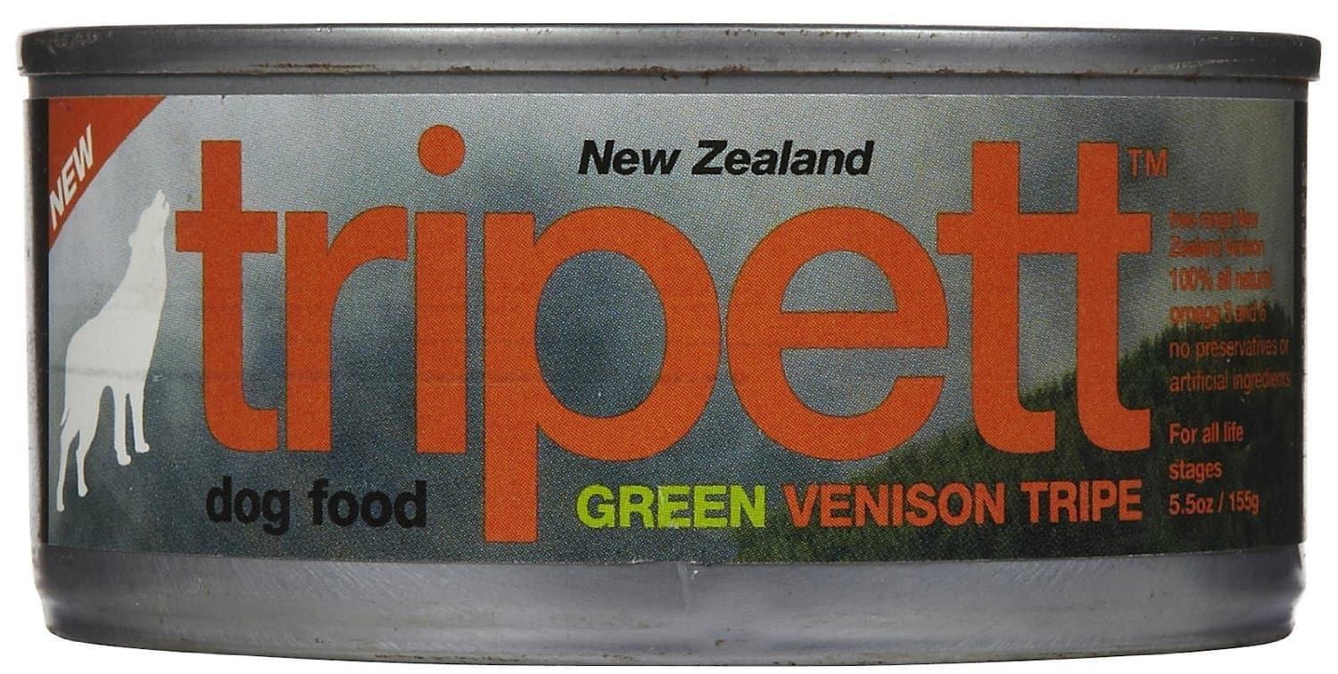 Tripett Green Beef Tripe with Venison - 24 x 5.5 oz