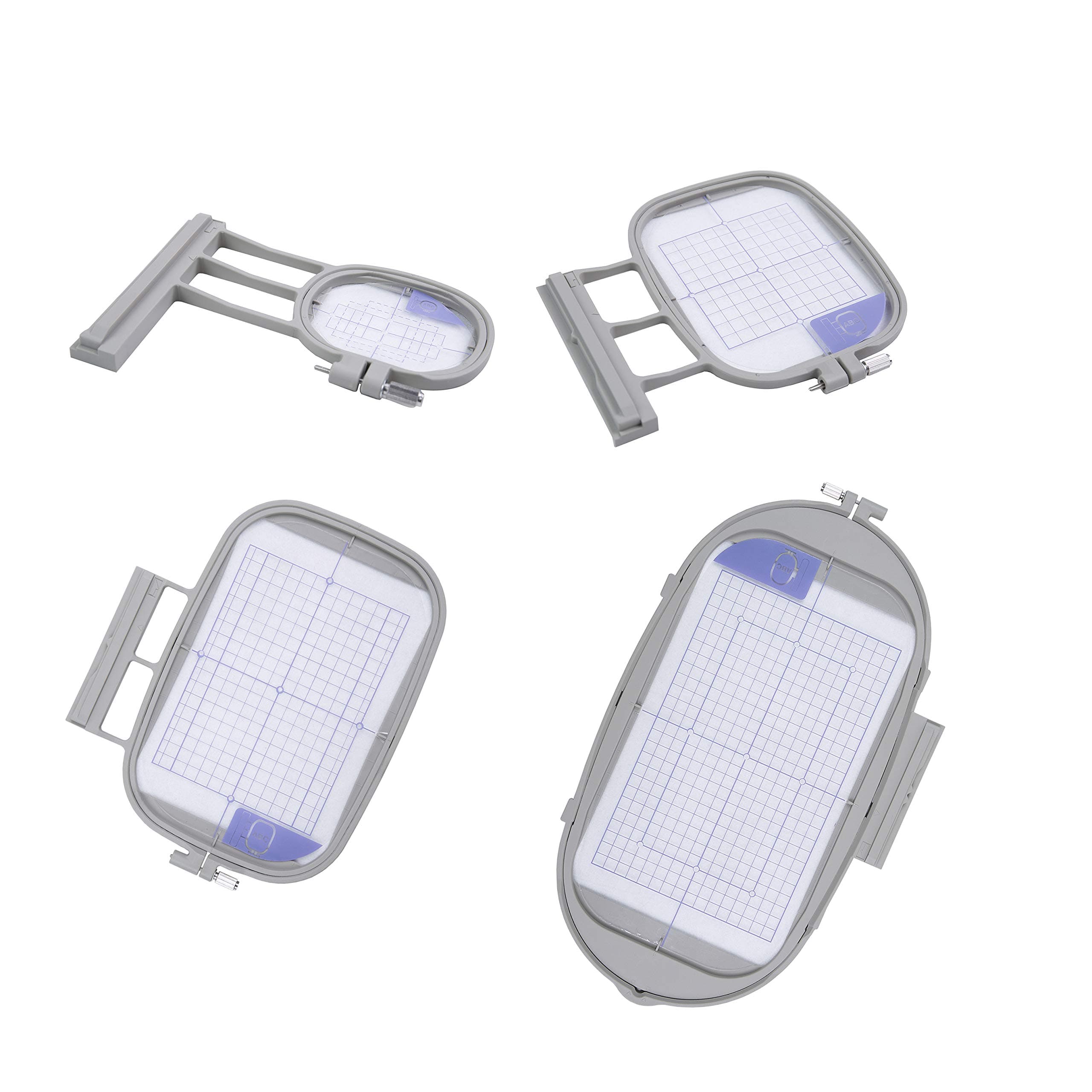 HimaPro4pc Embroidery Hoops for Brother 2500D 1500D 2800D 4000D 4500D 4750D 6000D 6700D,XV8500D NQ1400E NQ1600E Dream Machine XV8550D Replace Brother Hoops SA437 SA438 SA439 SA441