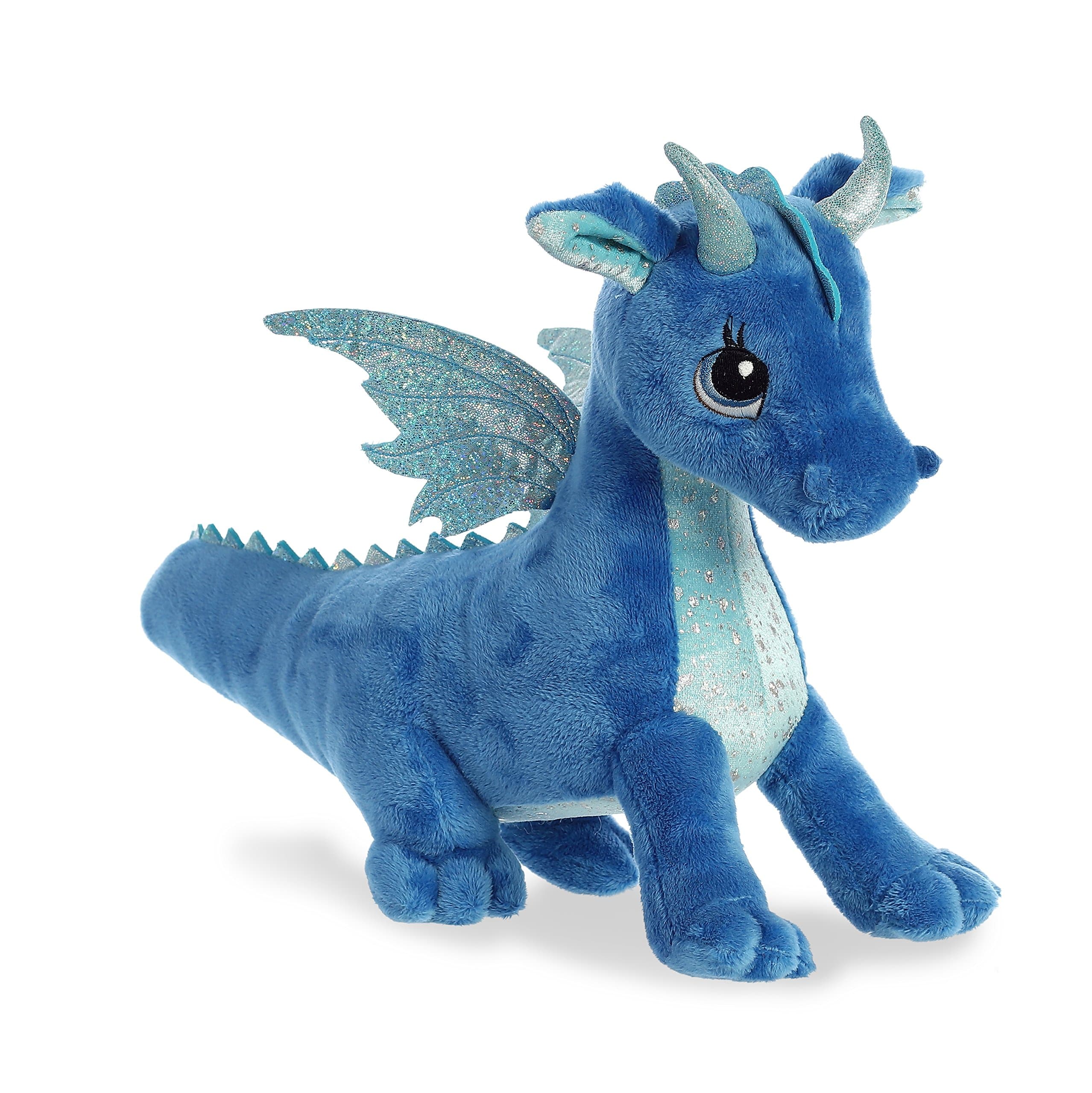 Enchanting Sparkle Tales™ Indigo Dragon™ Stuffed Animal - Magical Adventures - Endless Play - Blue 12 Inches