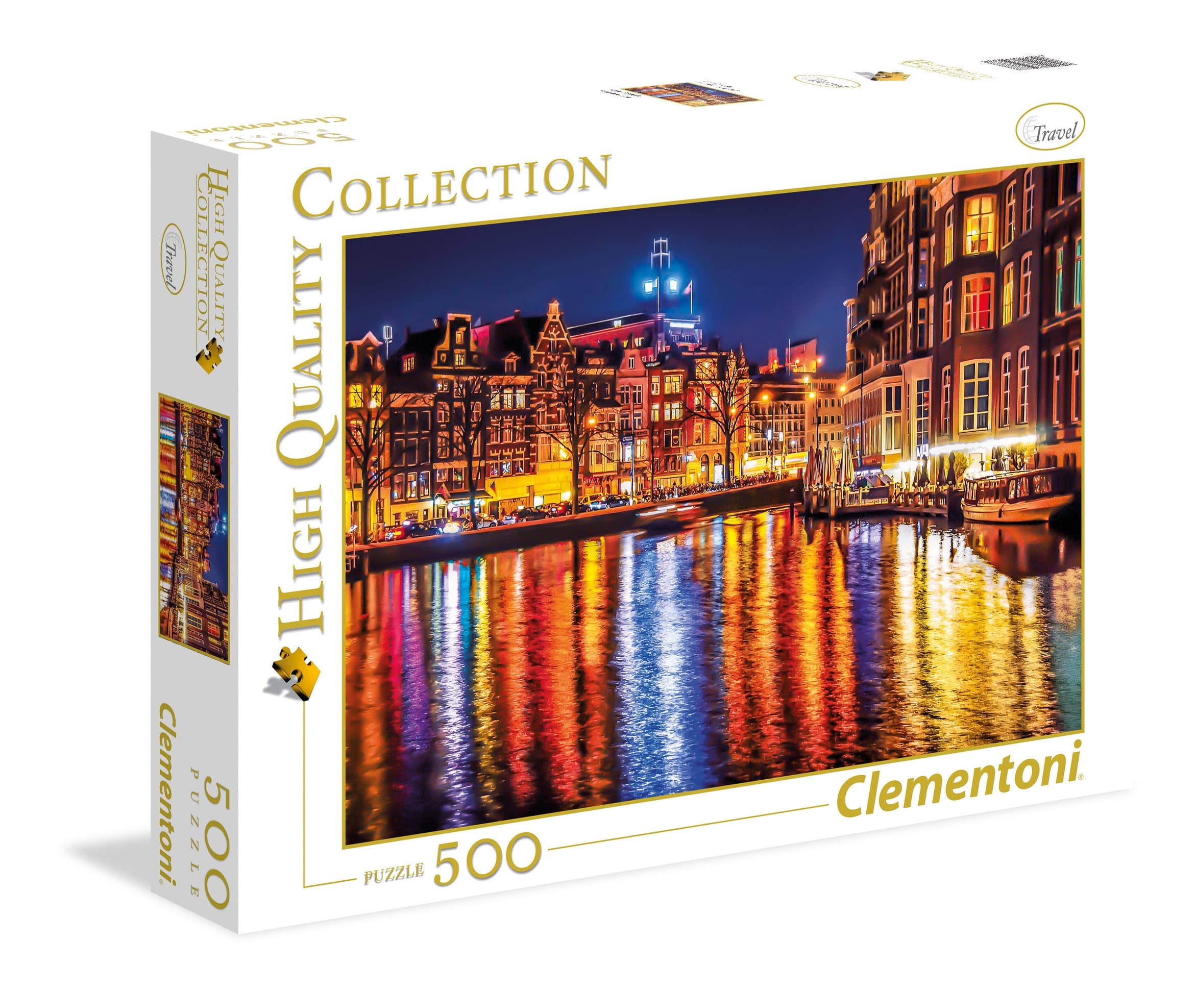 Clementoni - 35037 - Collection Puzzle for Children and Adults - Amsterdam - 500 Pieces