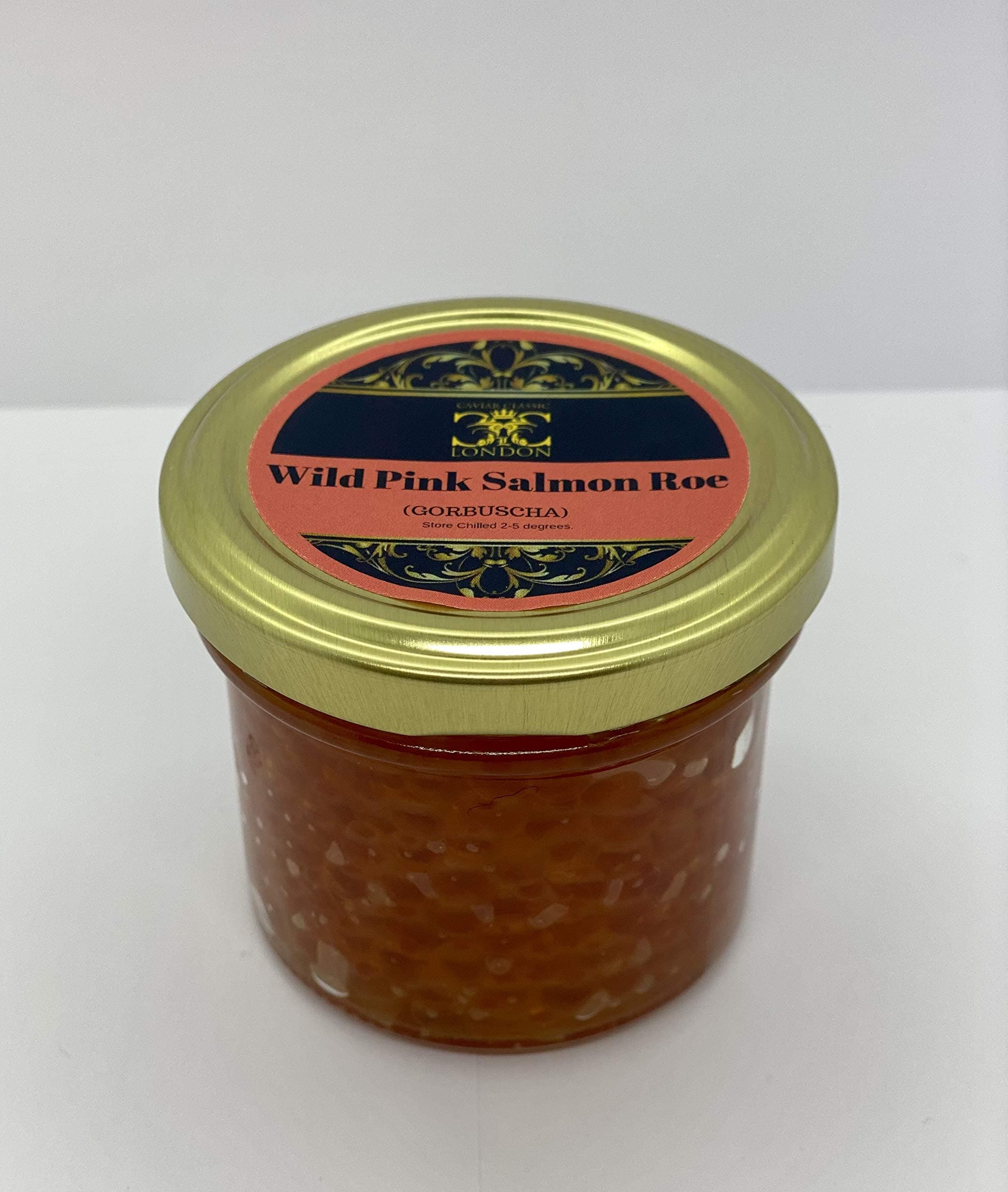 WILD Alaskan Pink Salmon Roe 100 Gr. (Gorbuscha).FREE 1-2 day delivery.