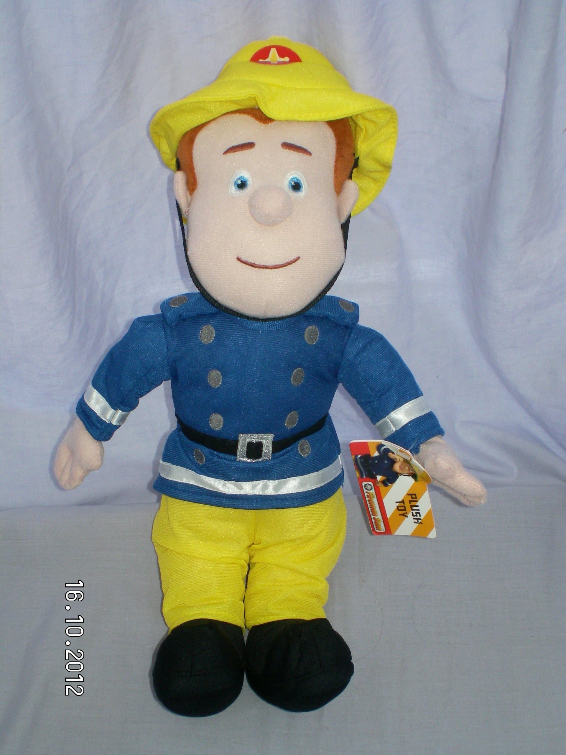 LARGE FIREMAN SAM SOFT TOY 17 INCH OFFICIAL LICENSE by WHITEHOUSE