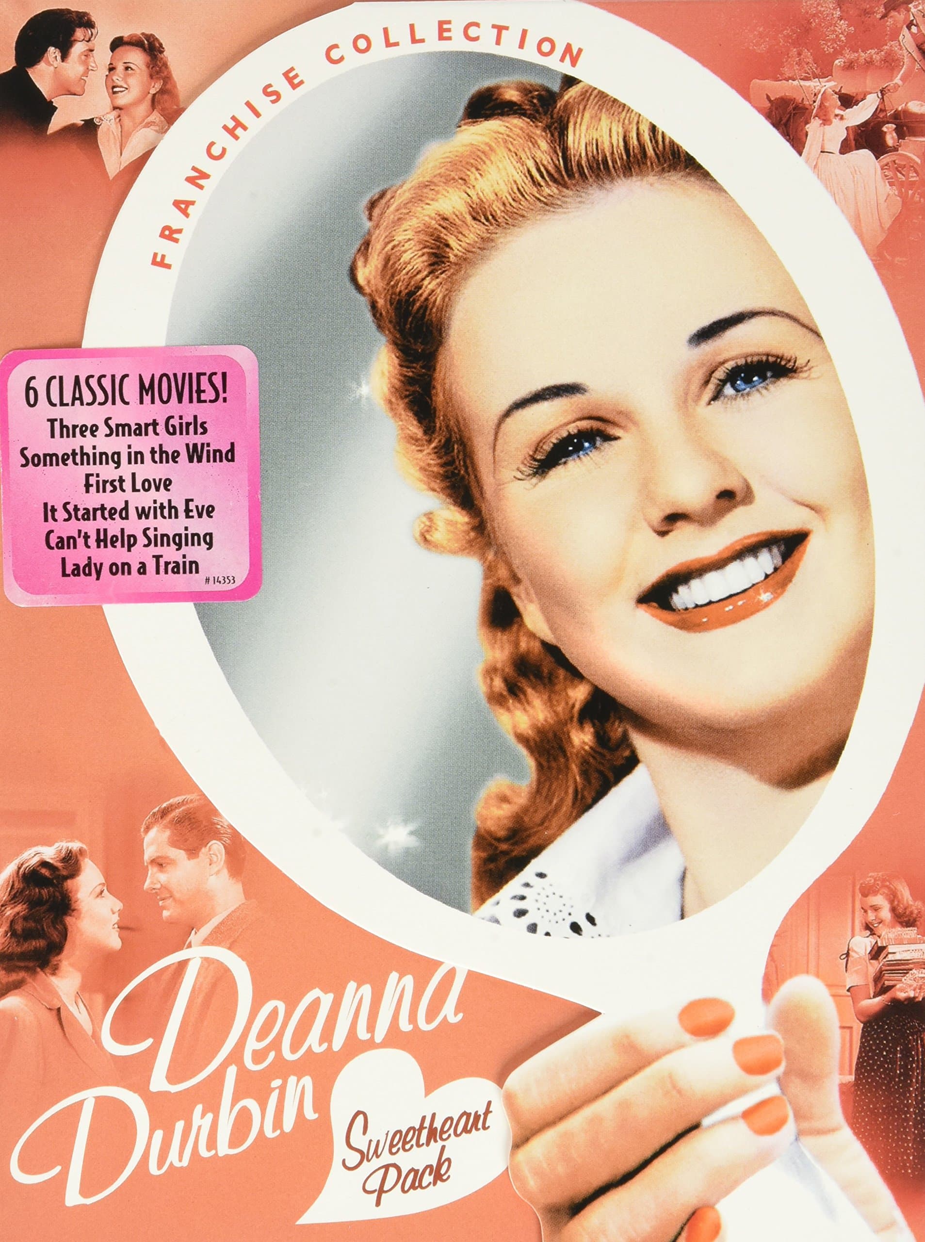 Deanna Durbin Sweetheart Pack (Three Smart Girls / Something In the Wind / First Love / It Started with Eve / Can't Help Singing / Lady on a Train)