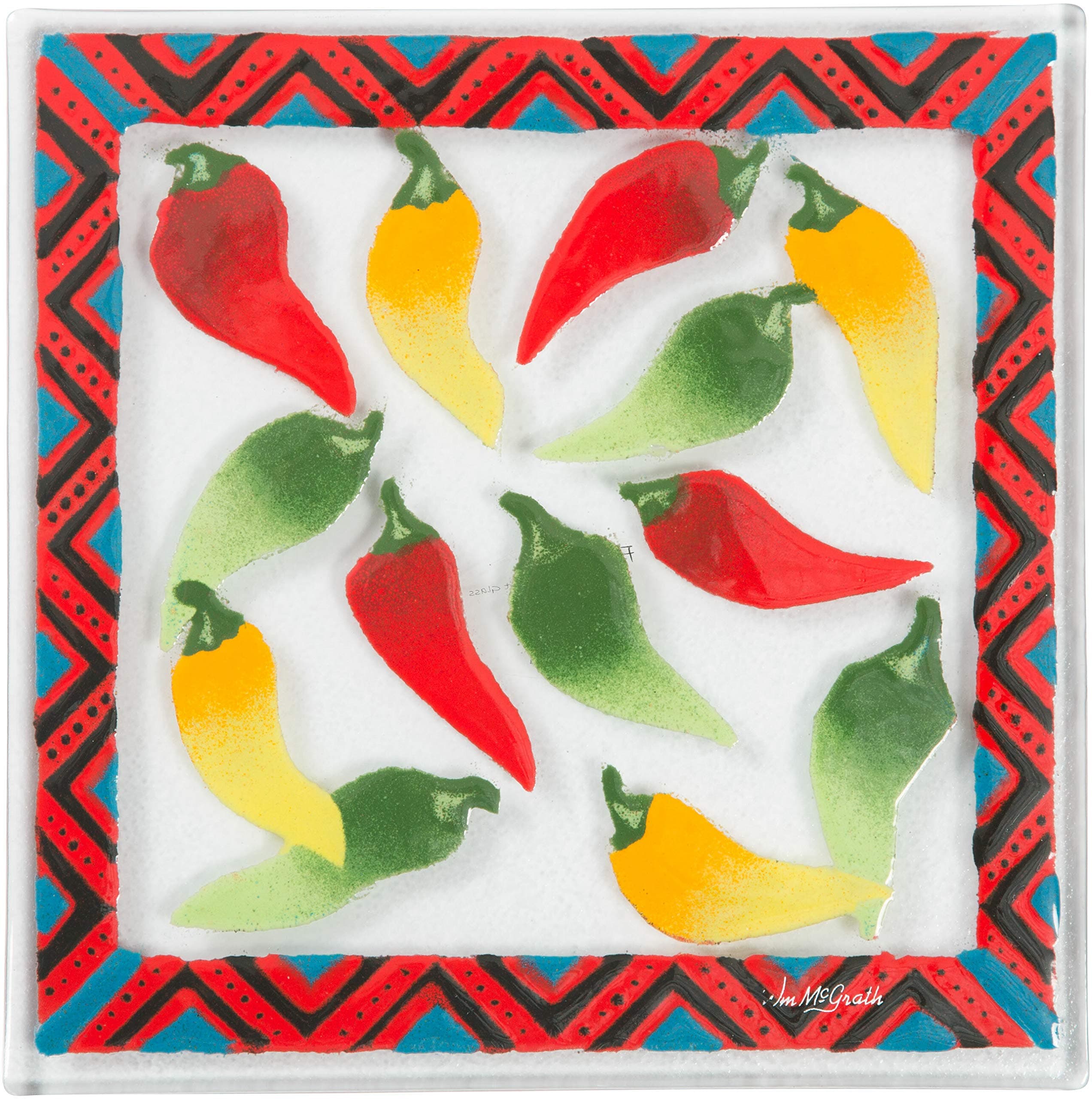 Pavilion- Chili Pepper Mexican 7" Square Dining Plate