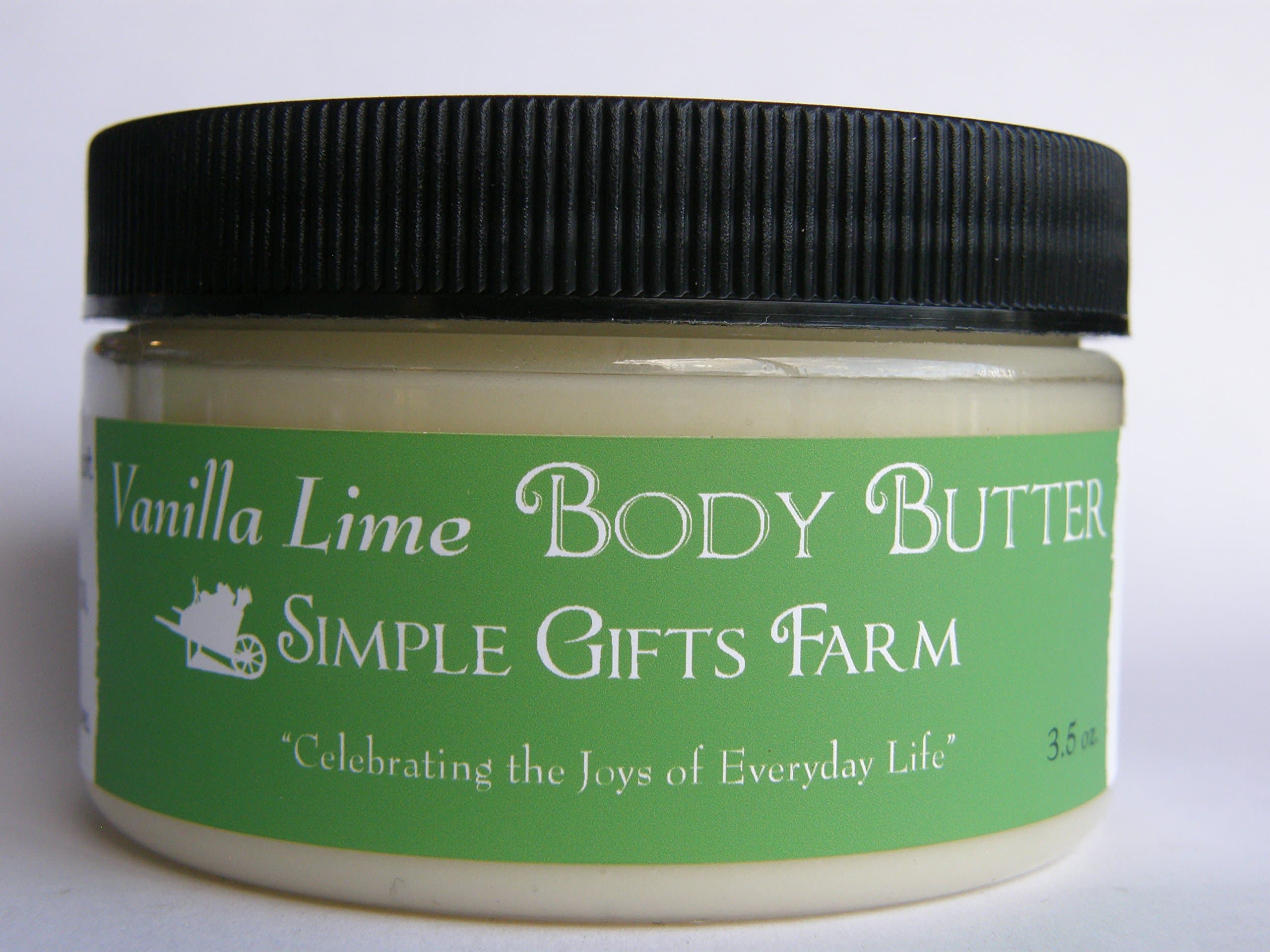 Vanilla Lime Body Butter- 3.5 Oz By Simple Gifts Farm