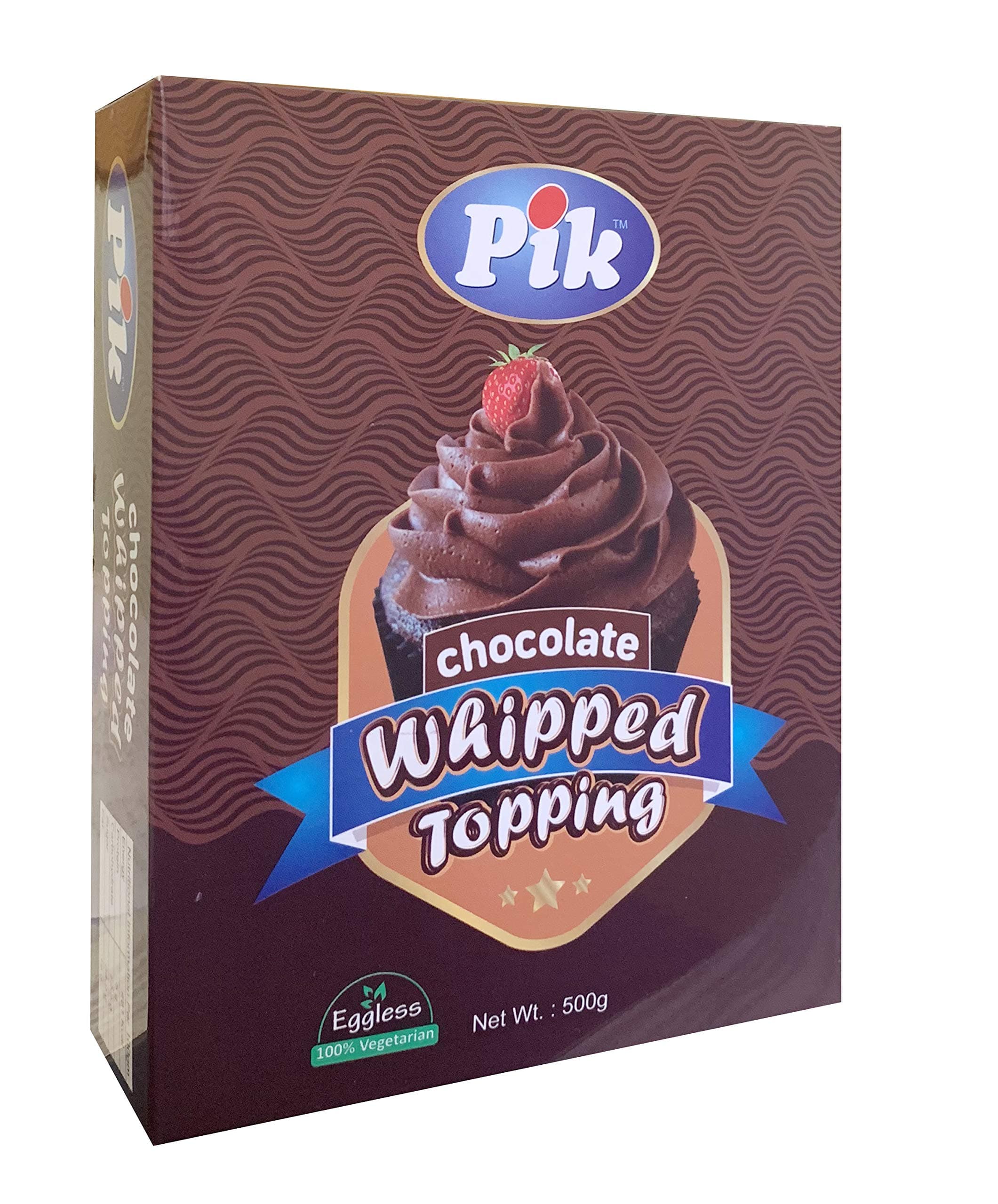 Chocolate Whipped Topping, 500g | Easy-to-make Homemade Whipped Cream | Instant Mix