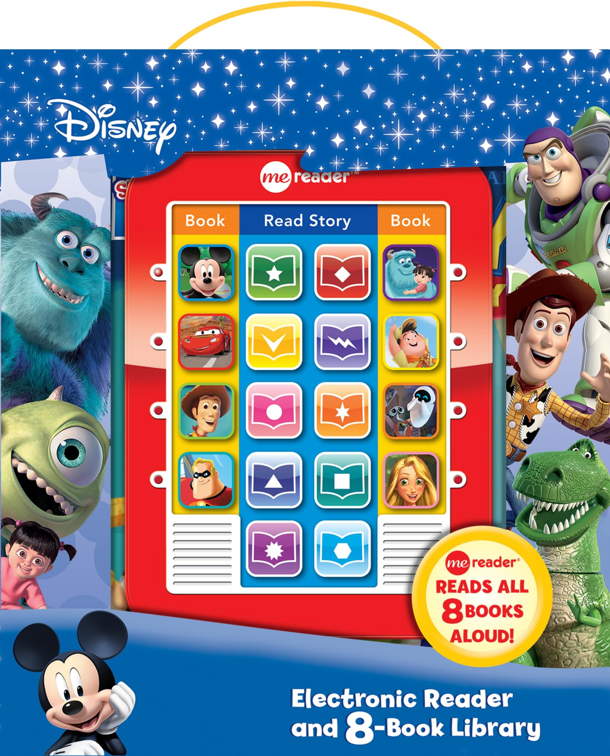 Disney - Mickey Mouse, Toy Story and More! Me Reader Electronic Reader 8-Book Library - PI Kids