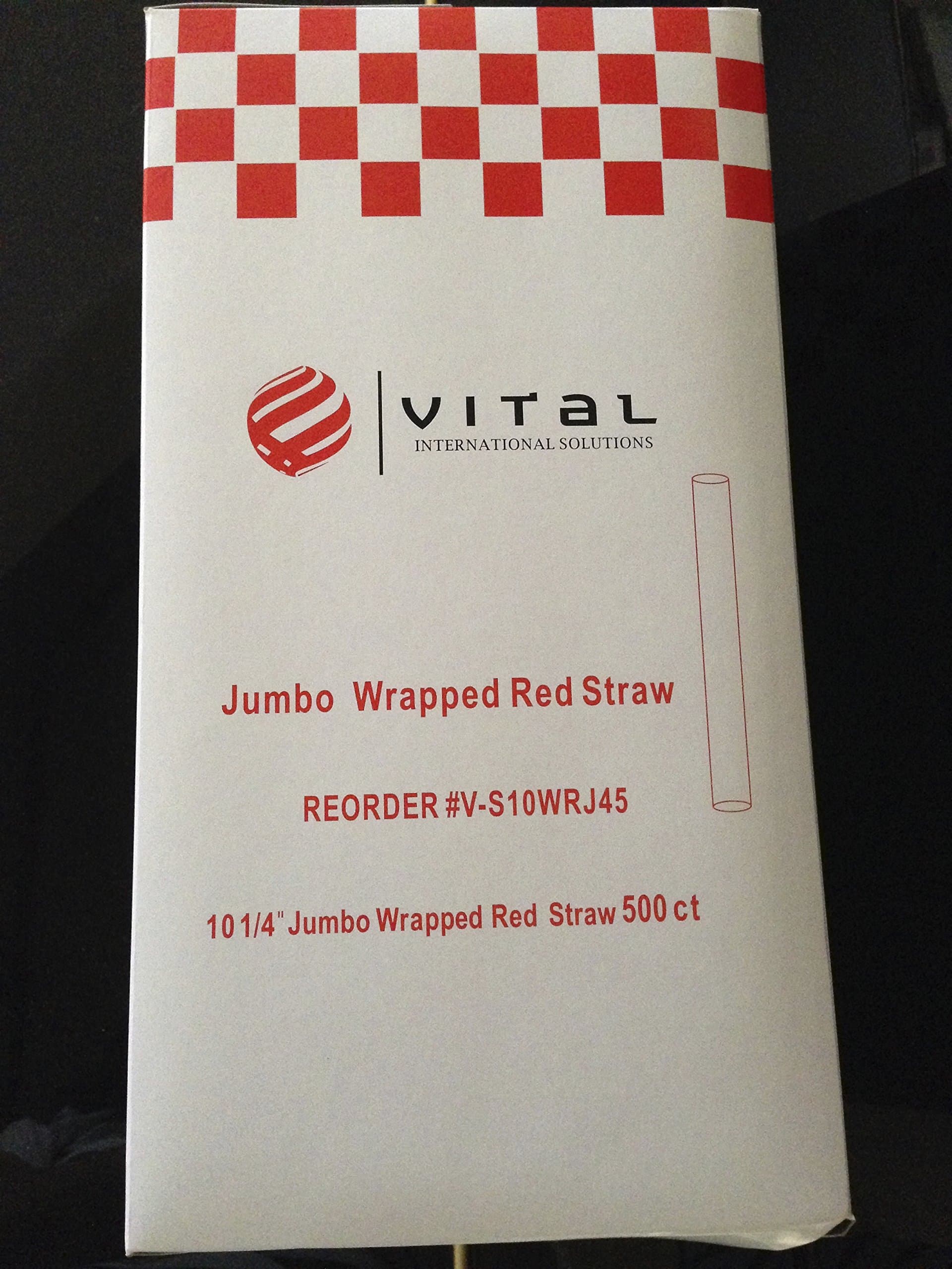 500 ct. Wrapped Translucent Straws - 10 1/4" by East and West