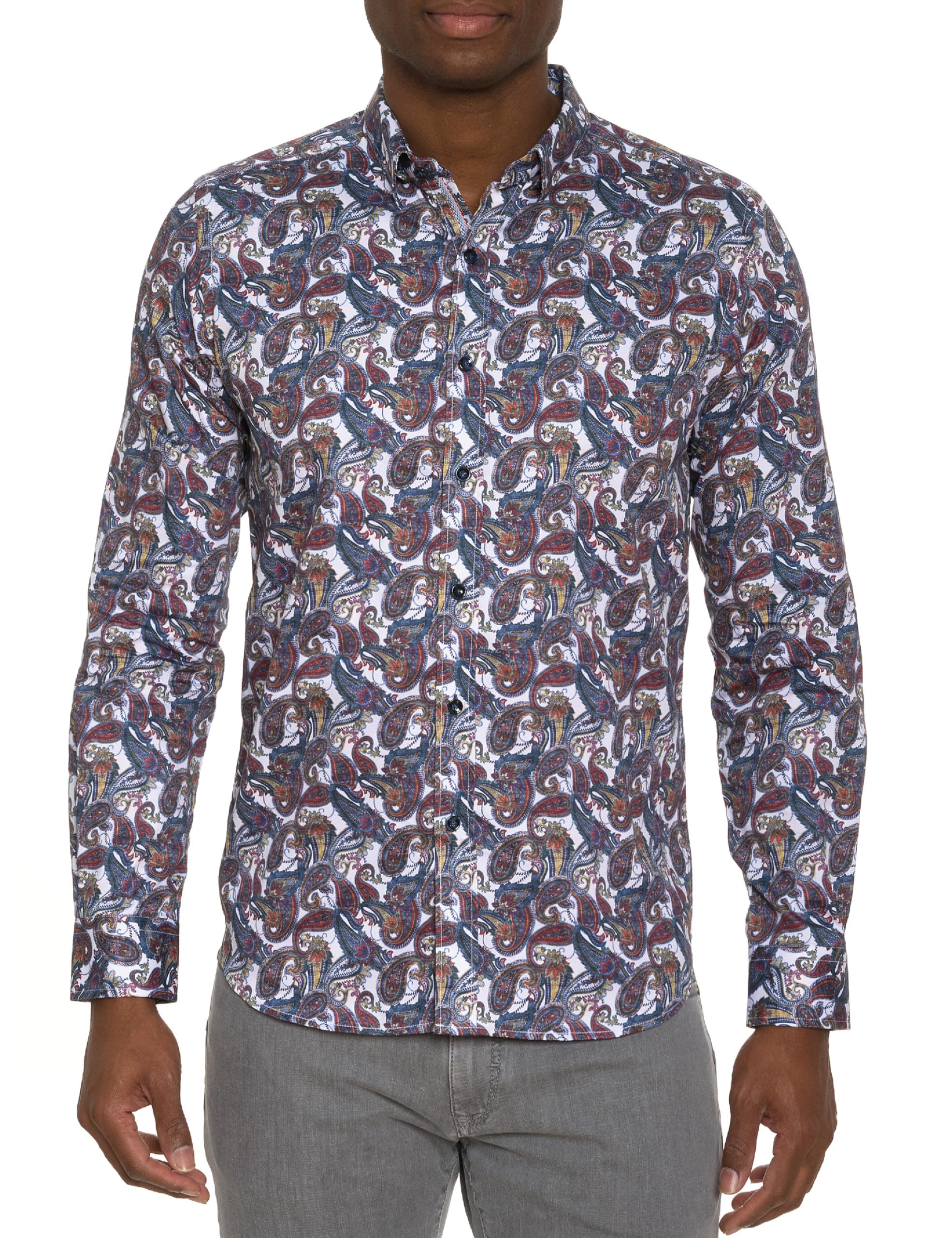 Robert Grahammens Sabir L/S Woven Shirt Button Down Shirt