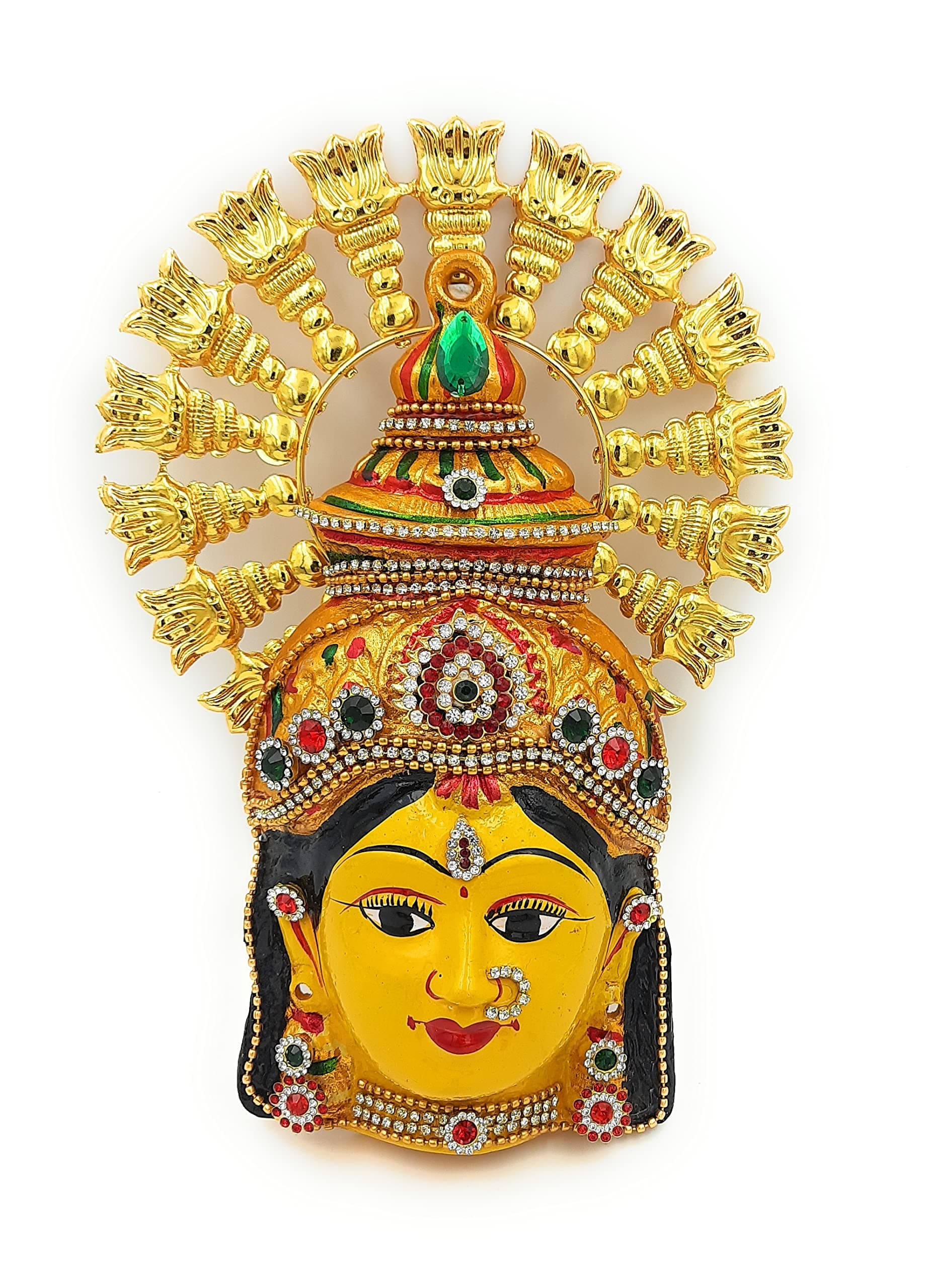 Varalakshmi Metal Face Idol For Varamahalakshmi Pooja, (Pack of 1)