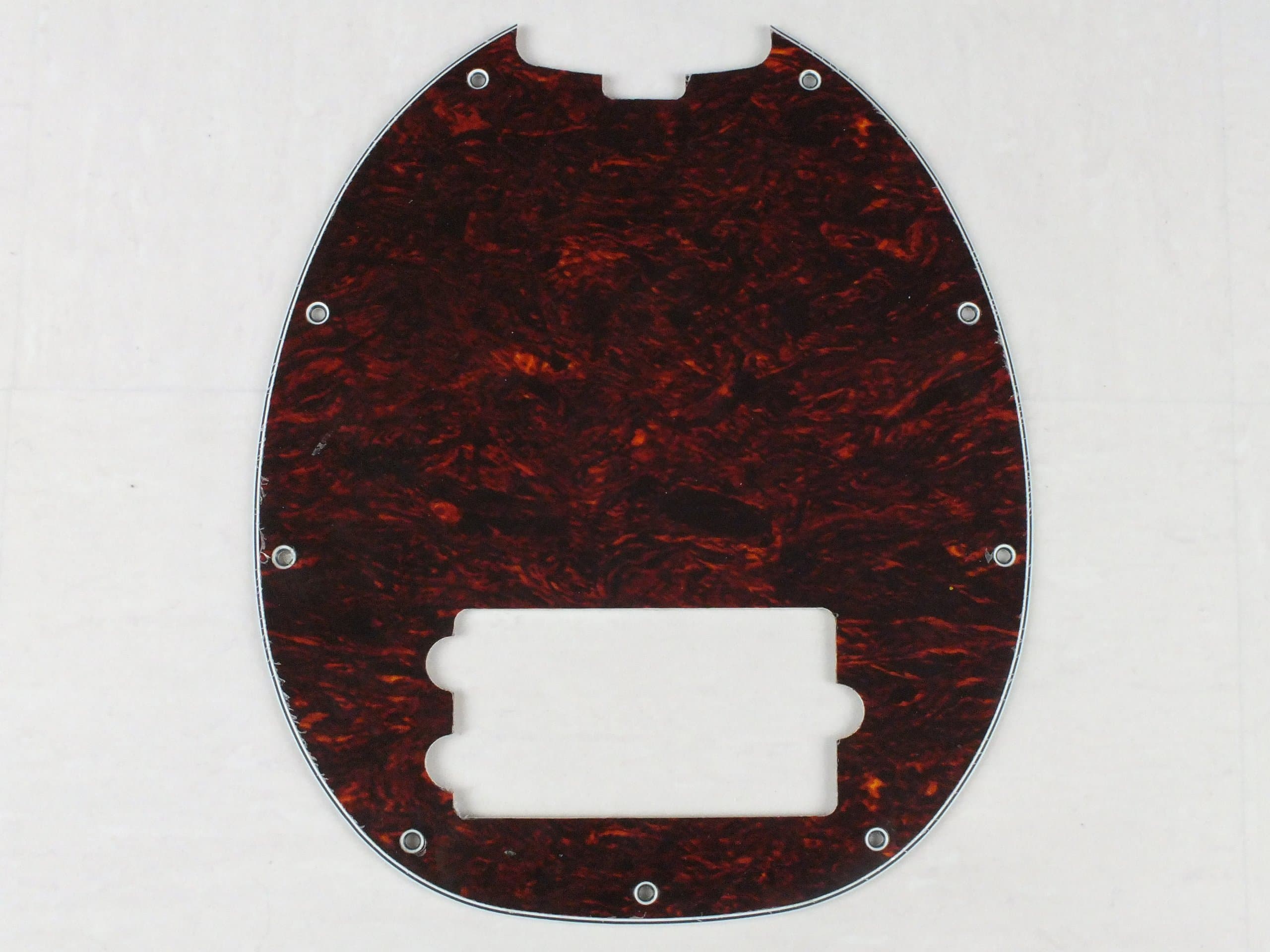Scratch Plate Pickguard to fit Music man StingRay Bass 4 - RED/BLACK TORTOISESHELL
