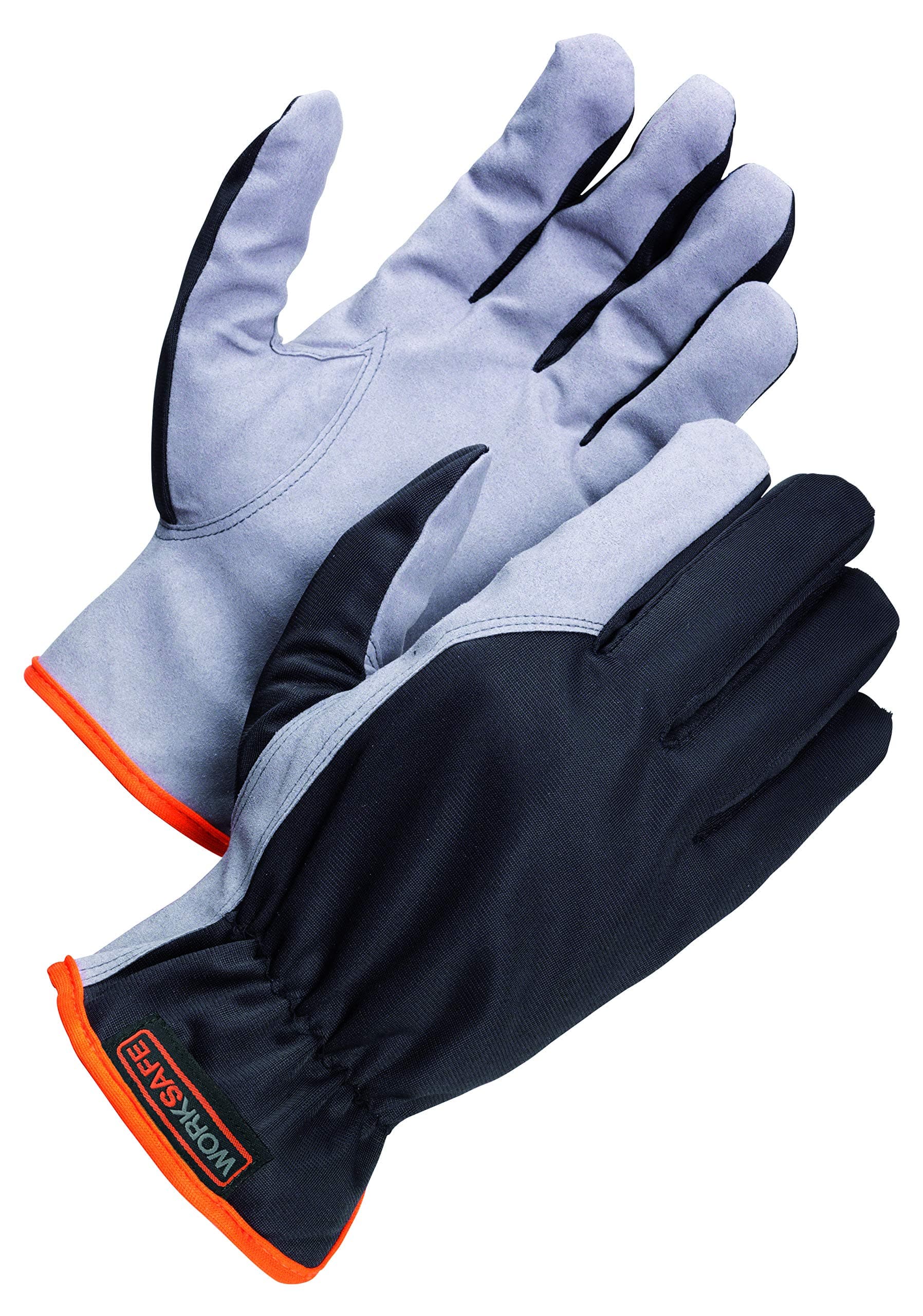 Worksafe A100 - 12 Pairs Faux Leather Work Gloves - Thin Unlined Abrasion Resistant EN388 Size 11=XXL