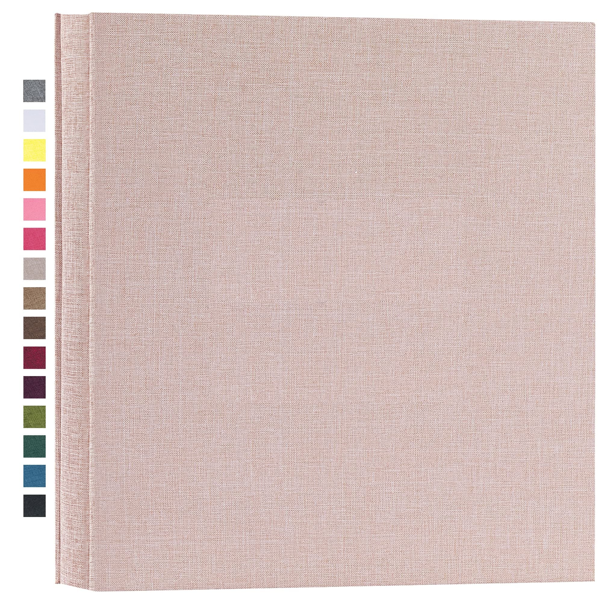 Photo Album for 4x6 600 Photos Linen Cover Extra Large Capacity Picture Book for Family Wedding Anniversary and Baby (Beige)