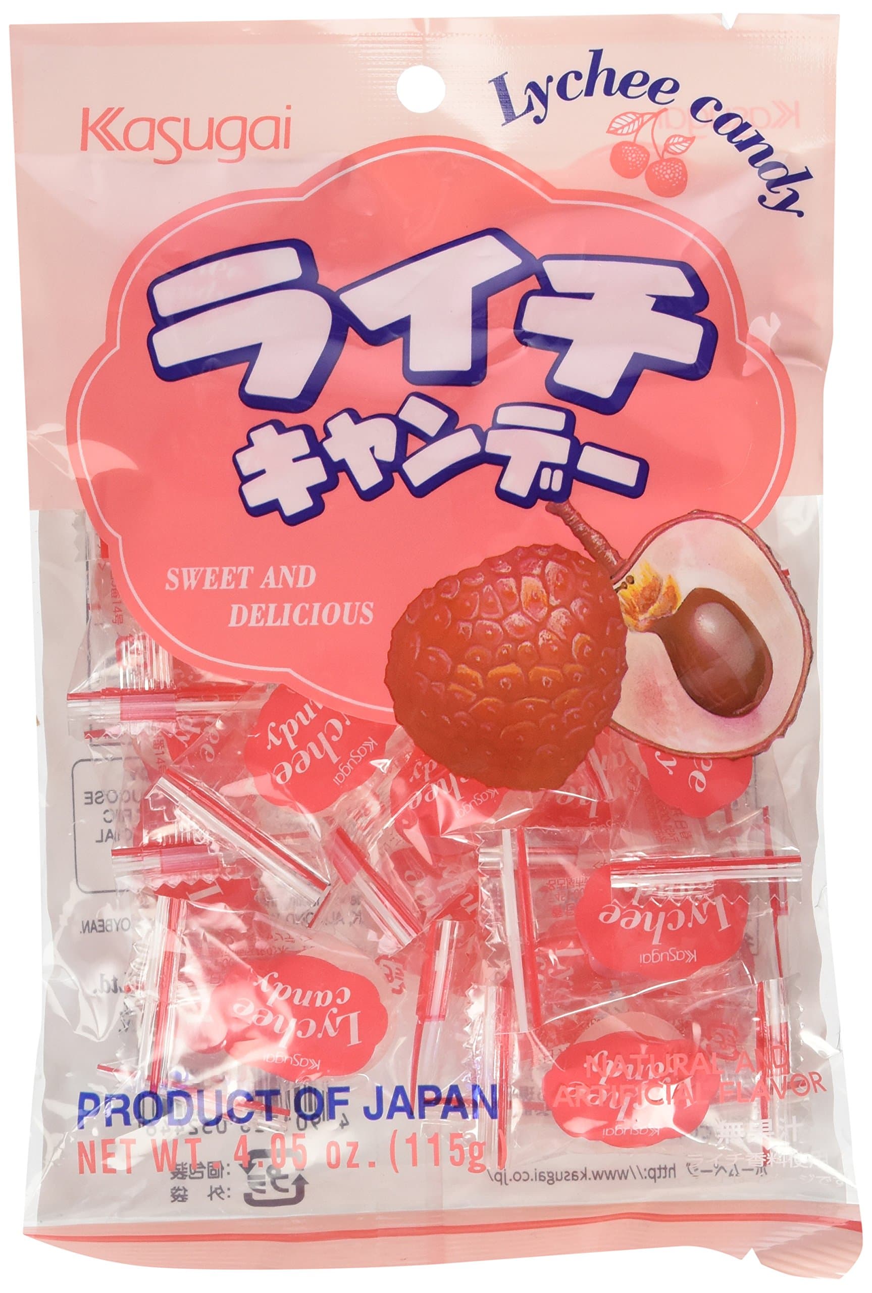 Kasugai - Lychee Candy 4.05 oz. by Kasugai [Foods]
