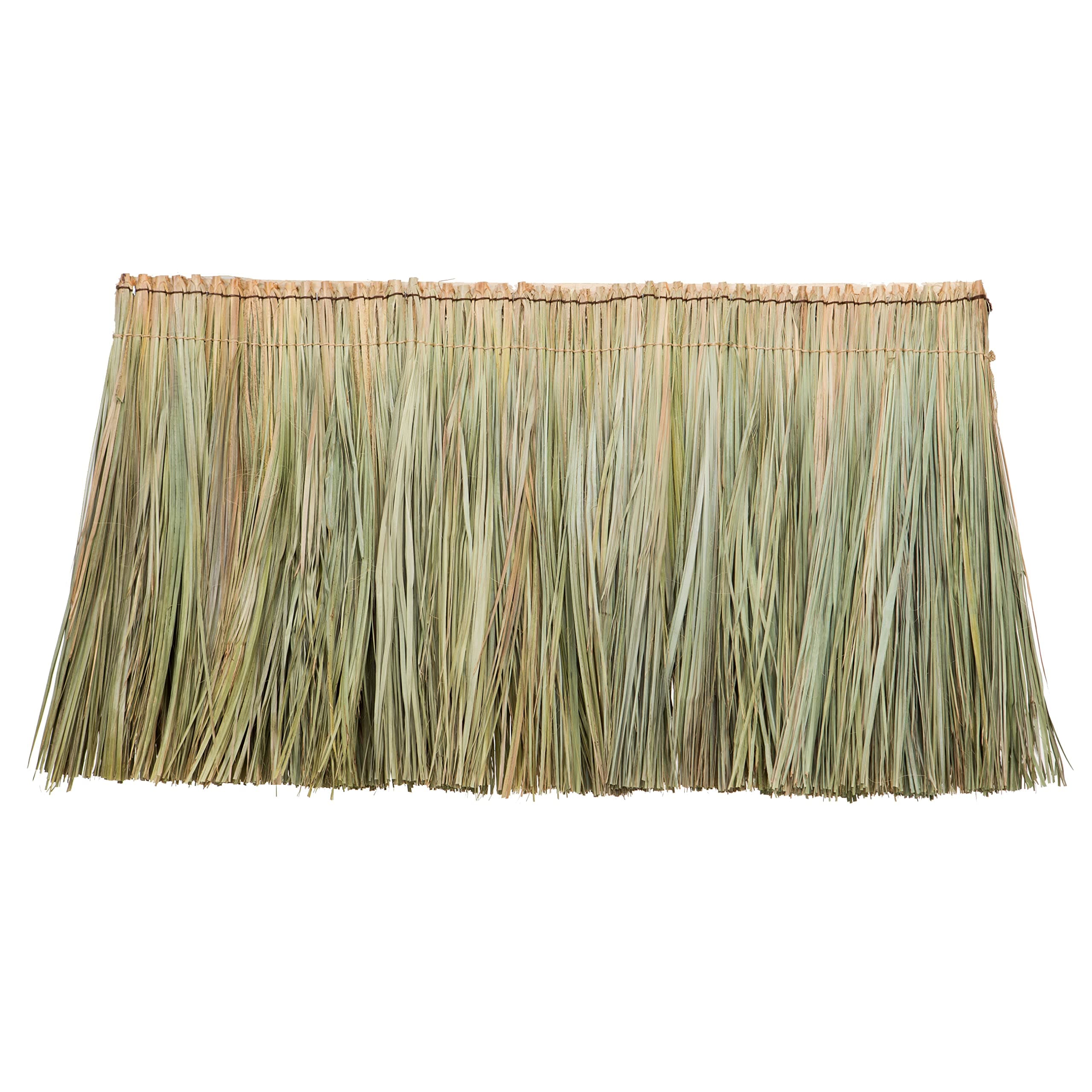 Tahitian Thatch Panel Palapa Cover Tiki Bar Roof Grass Tiki Thatch Roofing Panel 24 in H x 36 in L