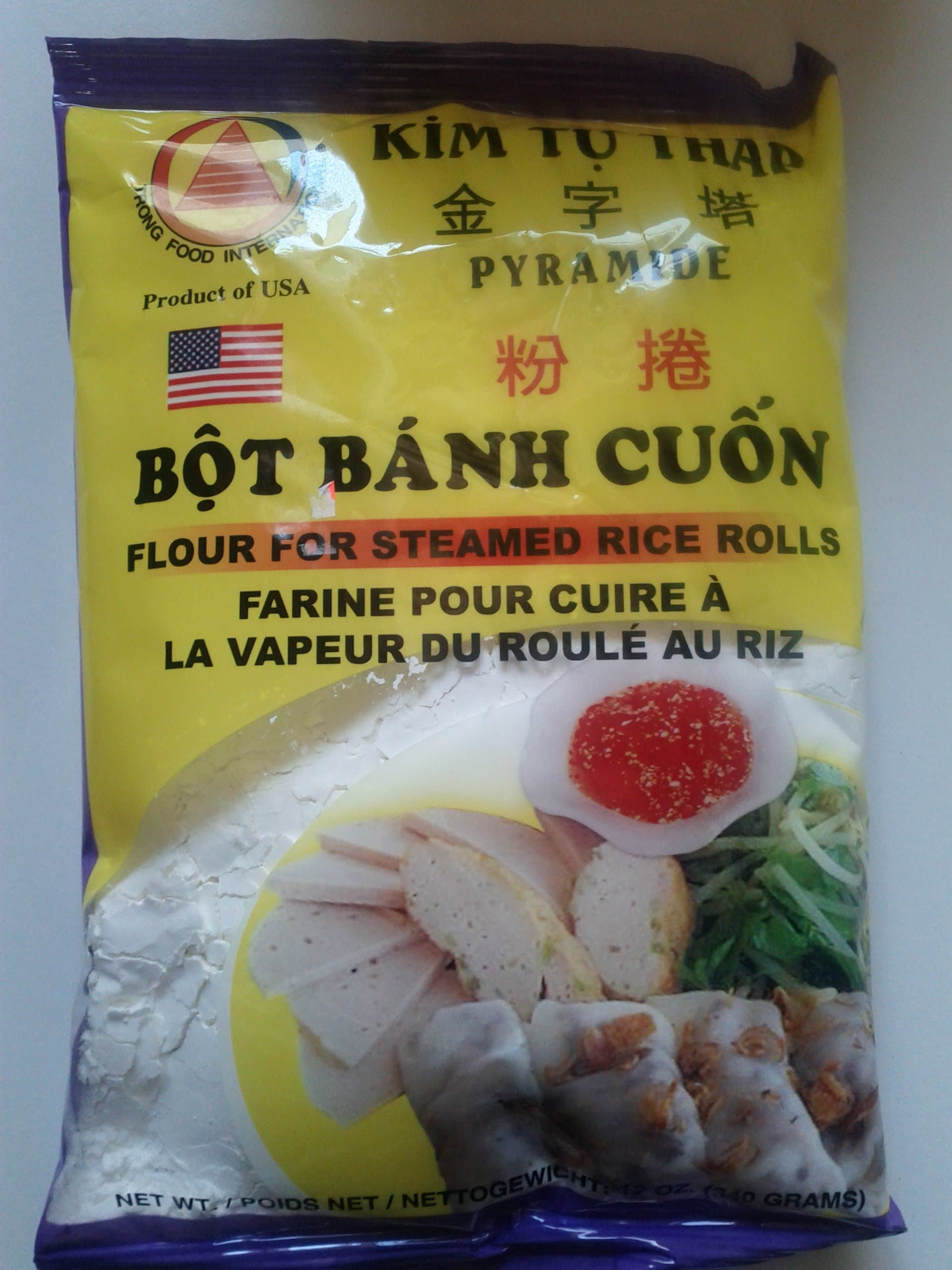 Flour for Steam Rice Rolls (Banh Cuon) - 12 Oz.