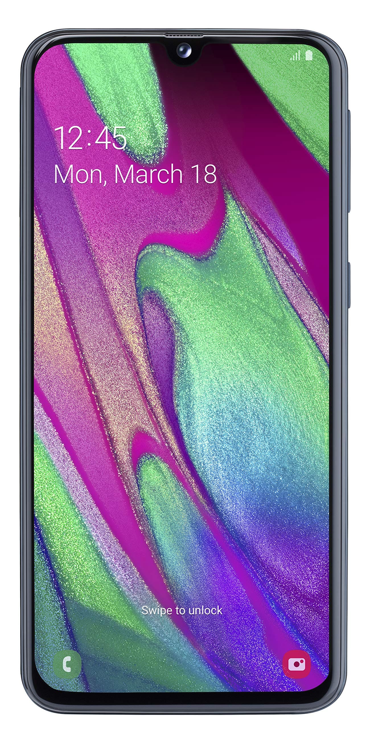 Galaxy A40 64 GB Android Dual-SIM 5.9 Inch Smartphone - Black (UK Version)