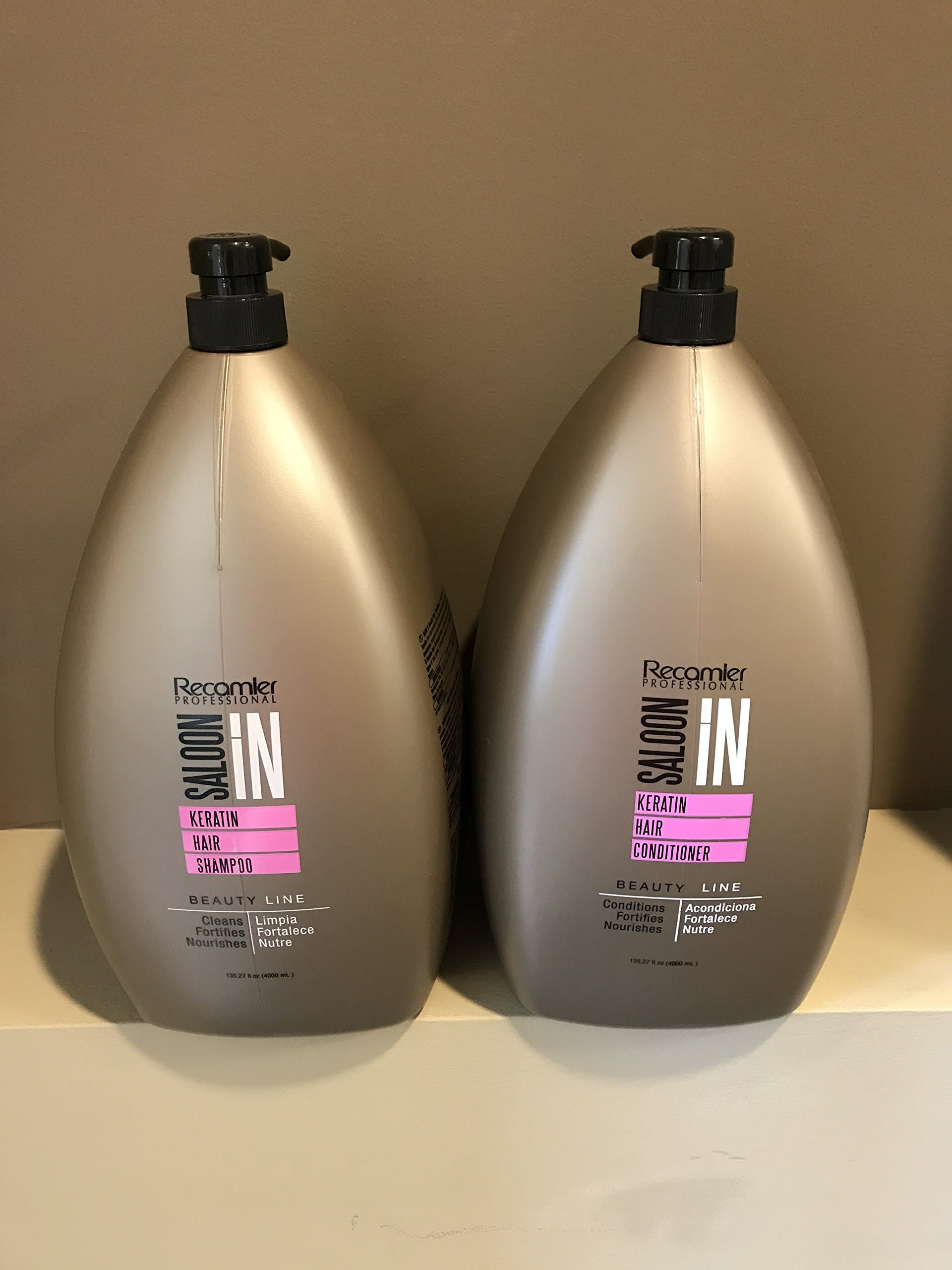 Keratin Hair Shampoo 4000ml Plus Keratin Hair Conditioner 4000ml