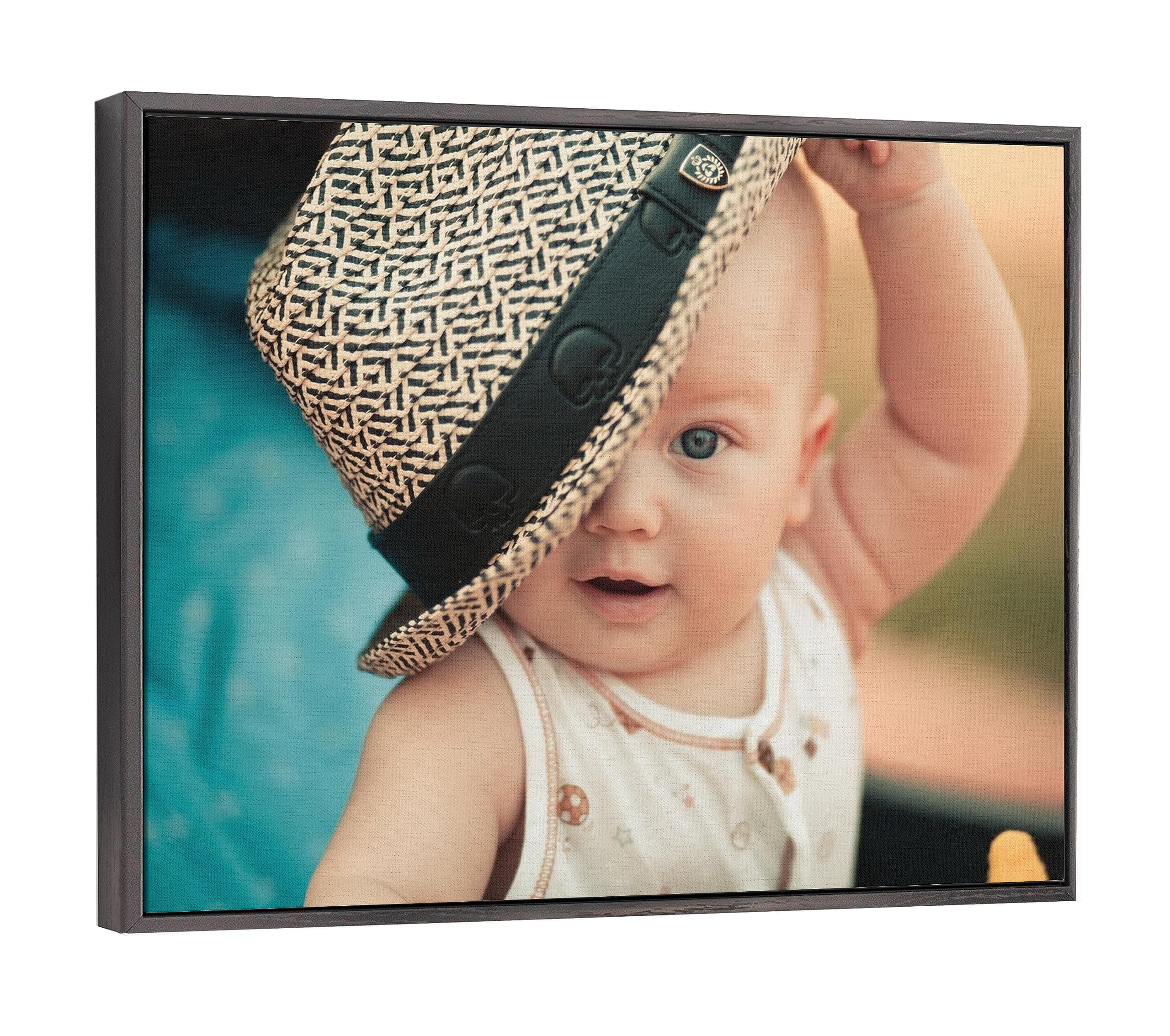 P&L ART. Personalized Custom Canvas Prints: Photo On Canvas Transform Your Photos into Stunning Framed Wall Art Digitally Printed Photo To Canvas Ideal for Home Decor Gifts Keepsakes Black 11X14