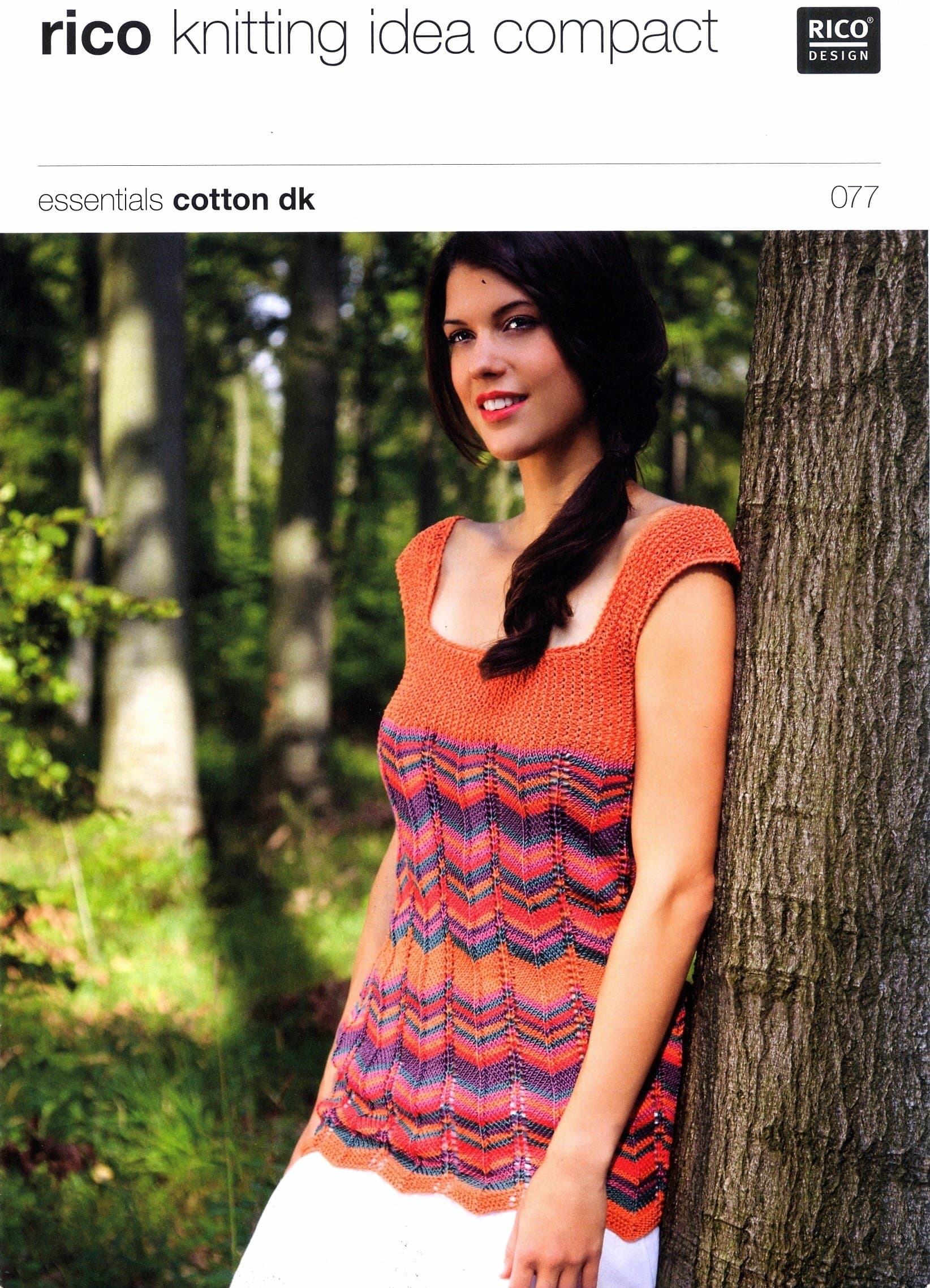 Tank Top in Rico Essentials Cotton DK - 077