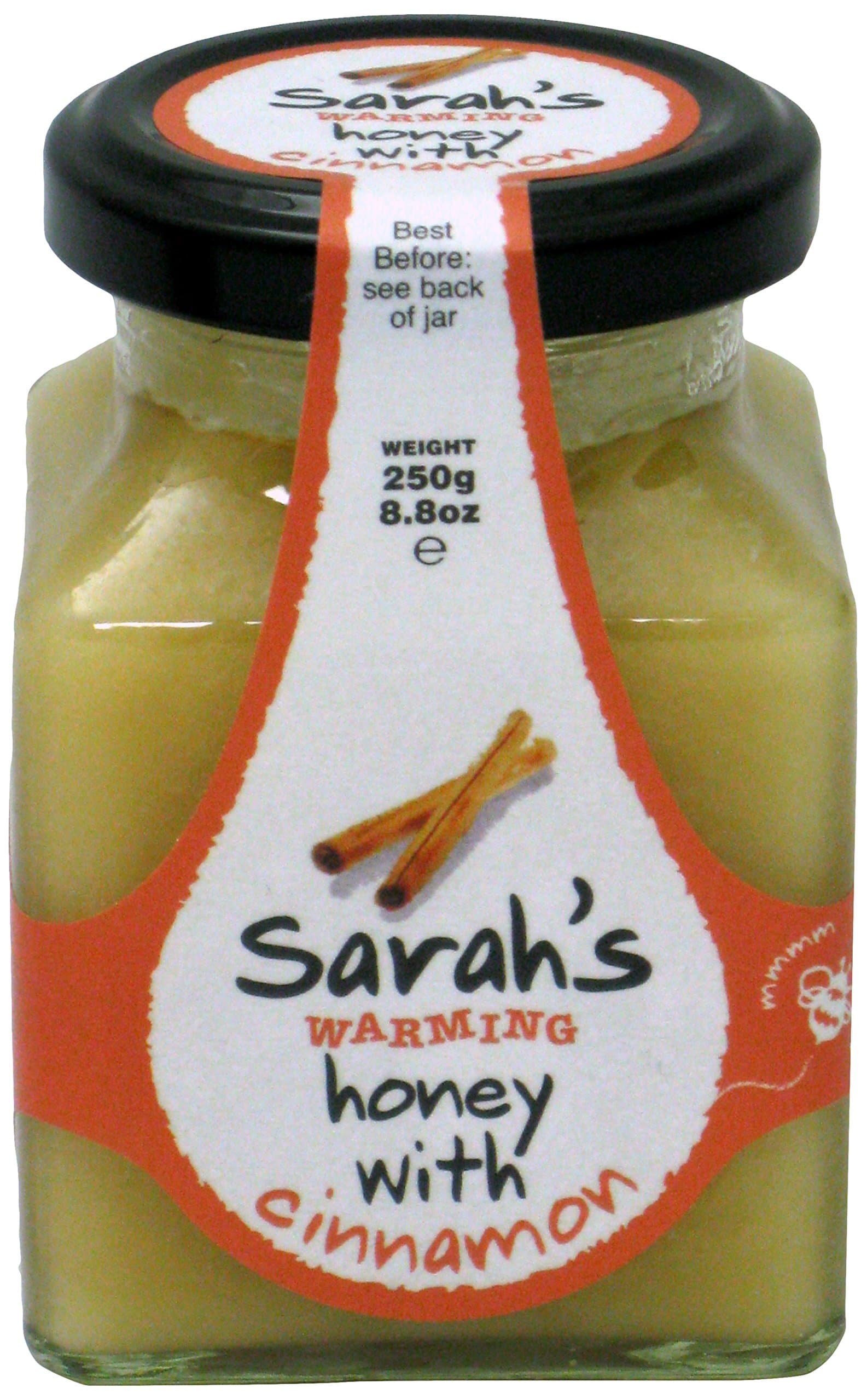 Mileeven Sarah's Warming Honey with Cinnamon, 8.8 Ounce