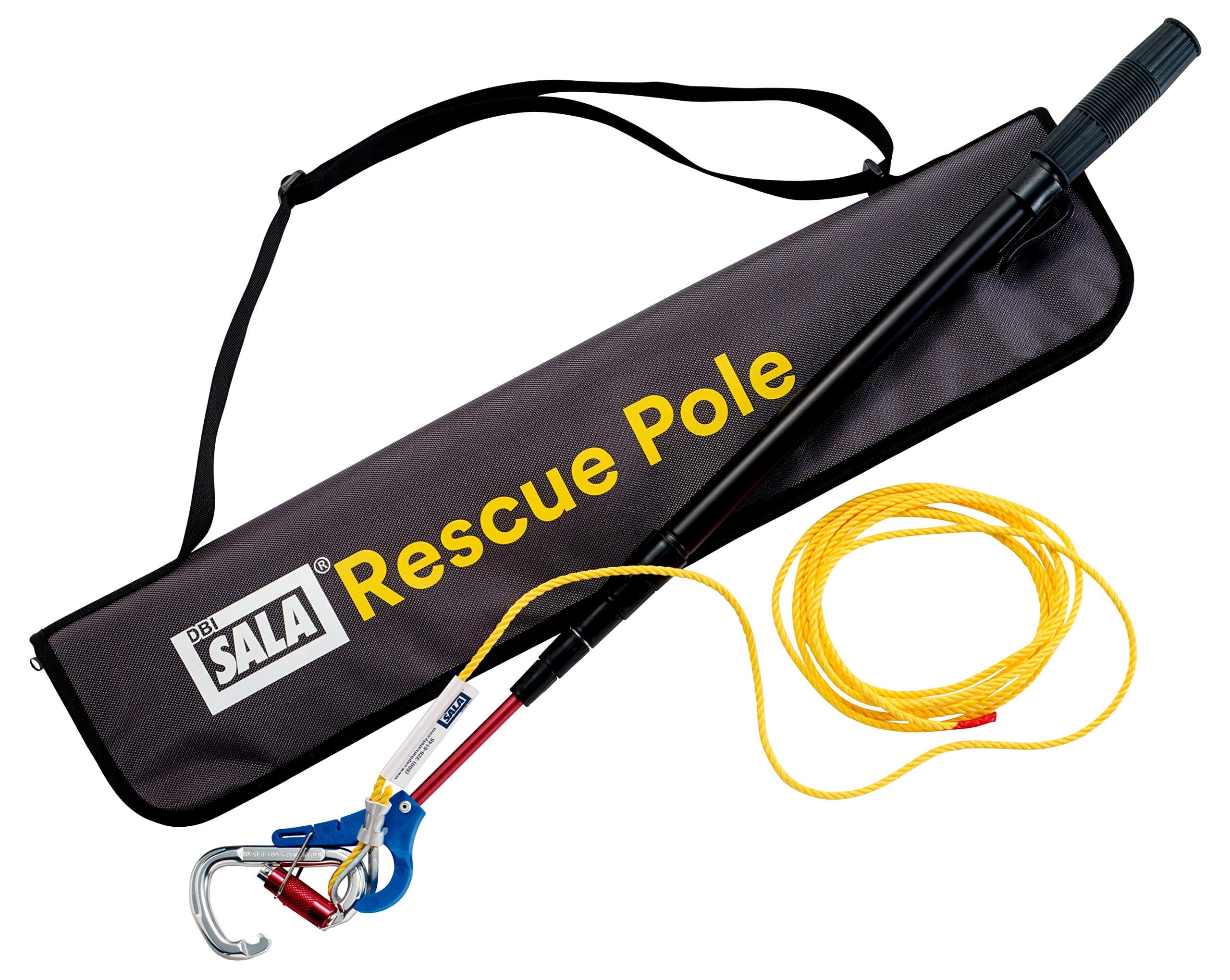 1246245 DBI-Sala Rescue Pole 8900299, Black, 1 Ea
